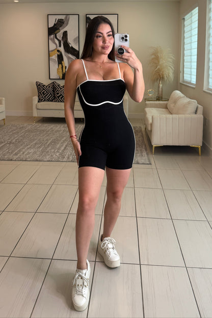 Halo Black Romper