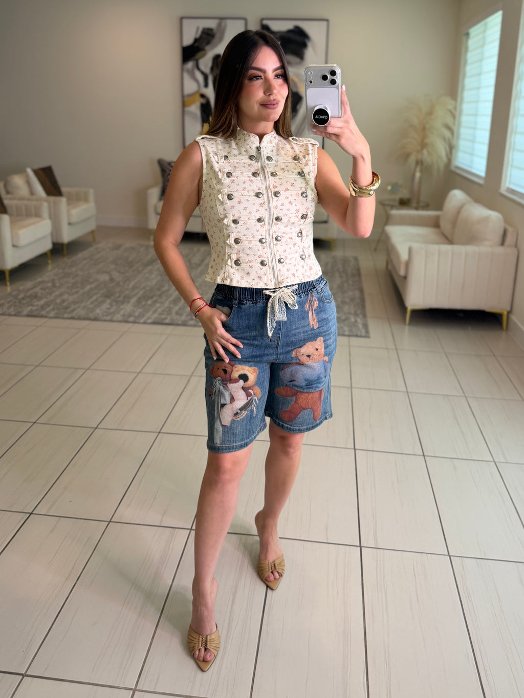 Bear Muse Denim Shorts