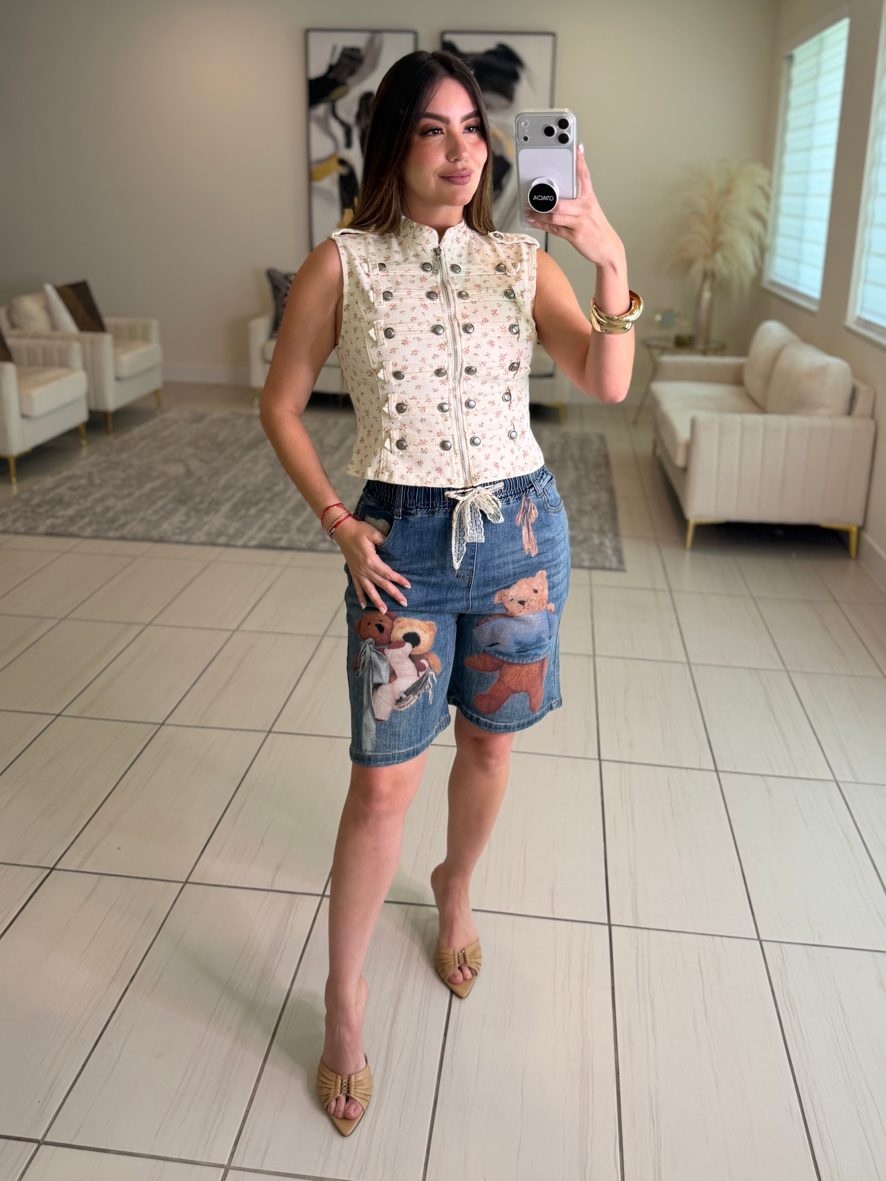 Bear Muse Denim Shorts