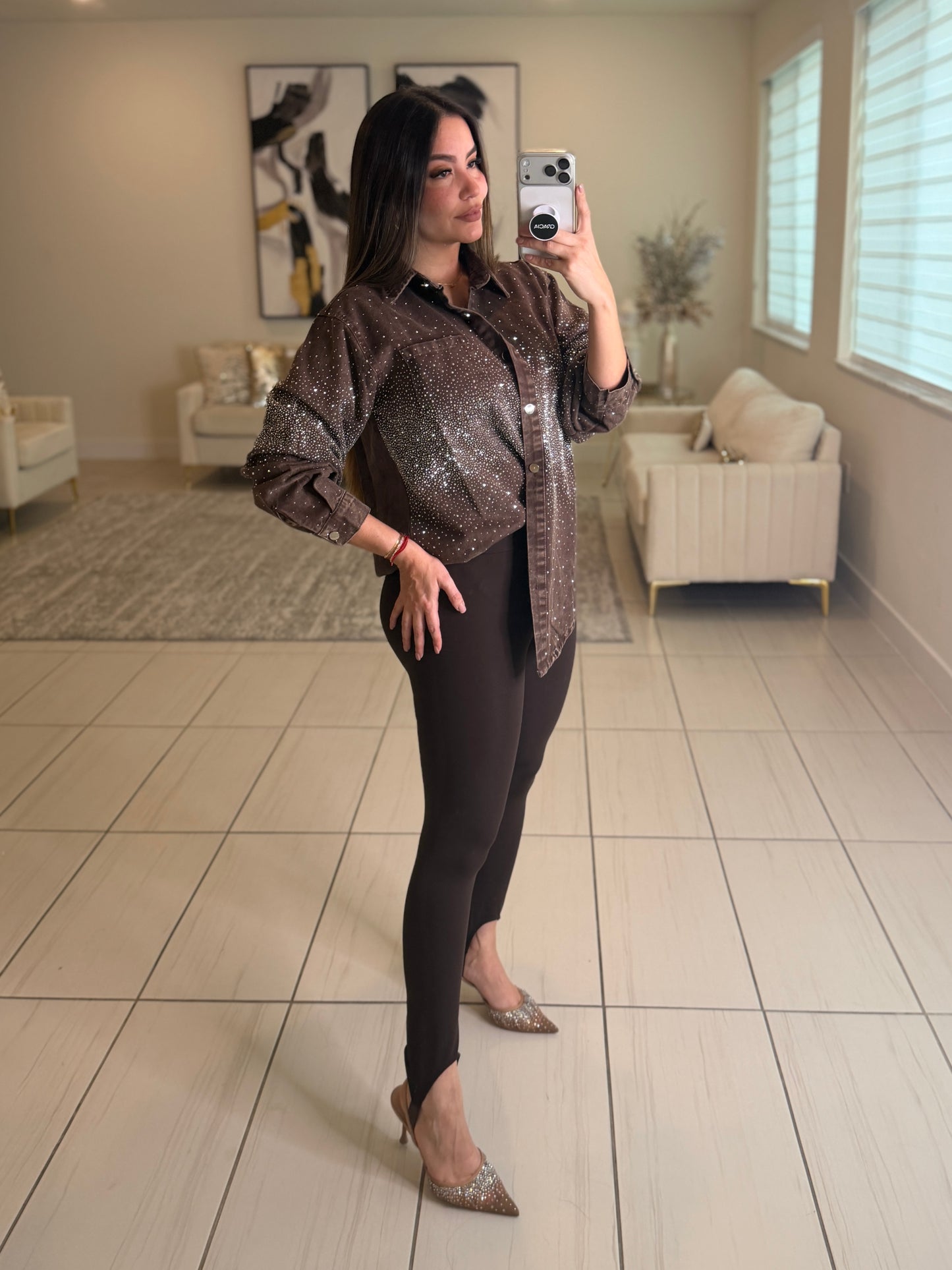 Power Sculpt Brown Leggings