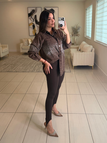 Power Sculpt Brown Leggings