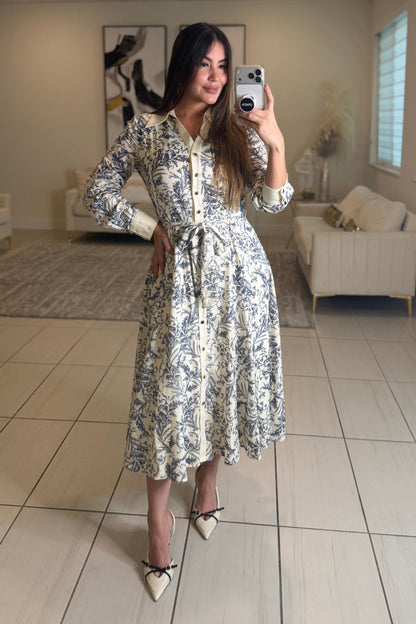 Power Stance Beige Maxi Dress