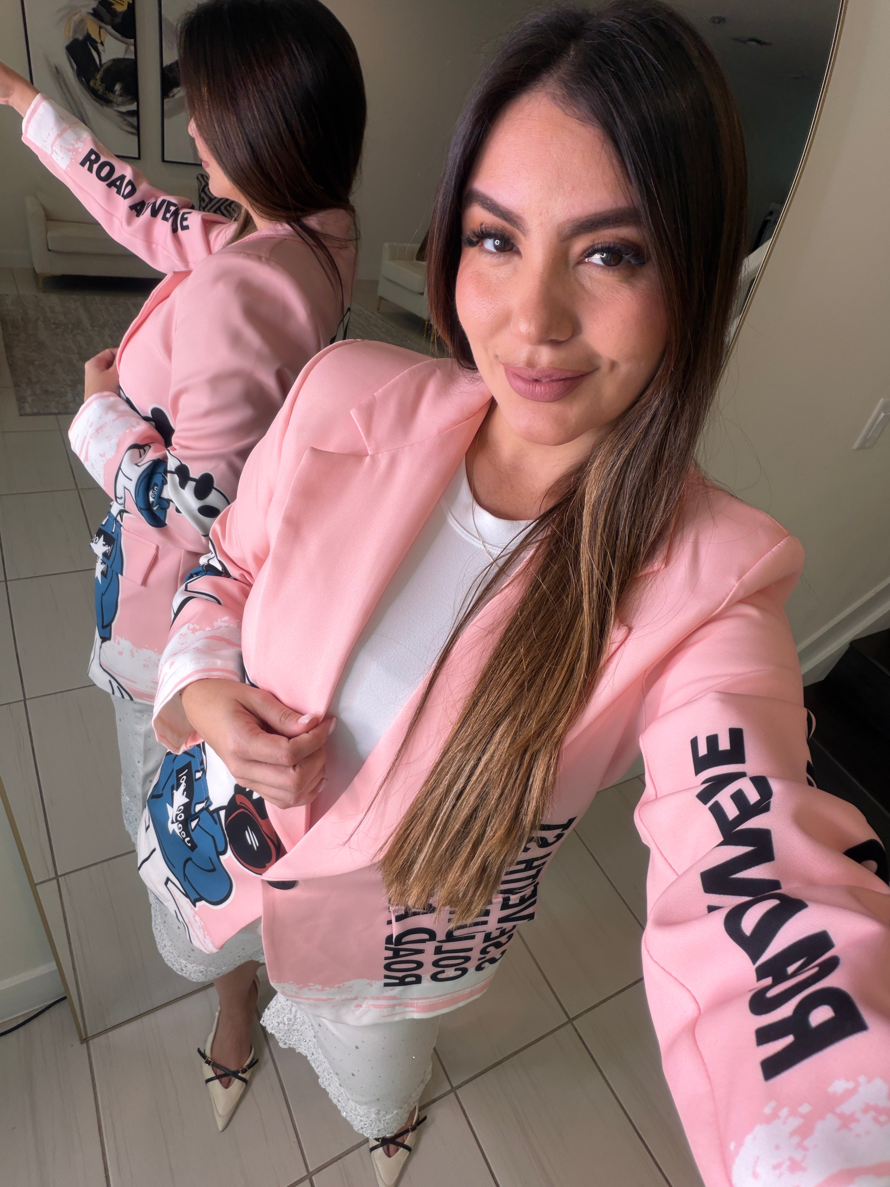 Road Avenue Pink Blazer