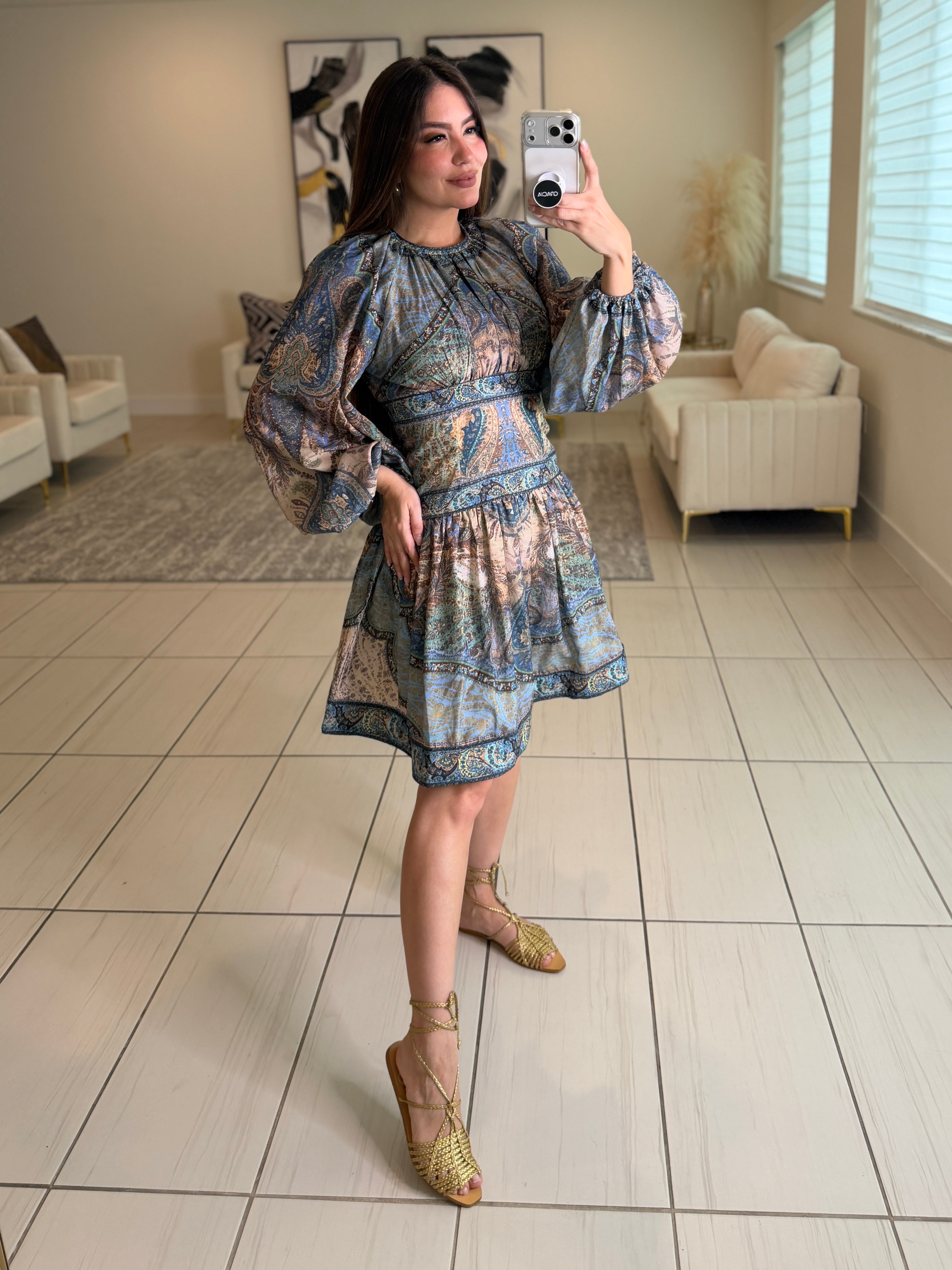 Wanderlust Blue Dress