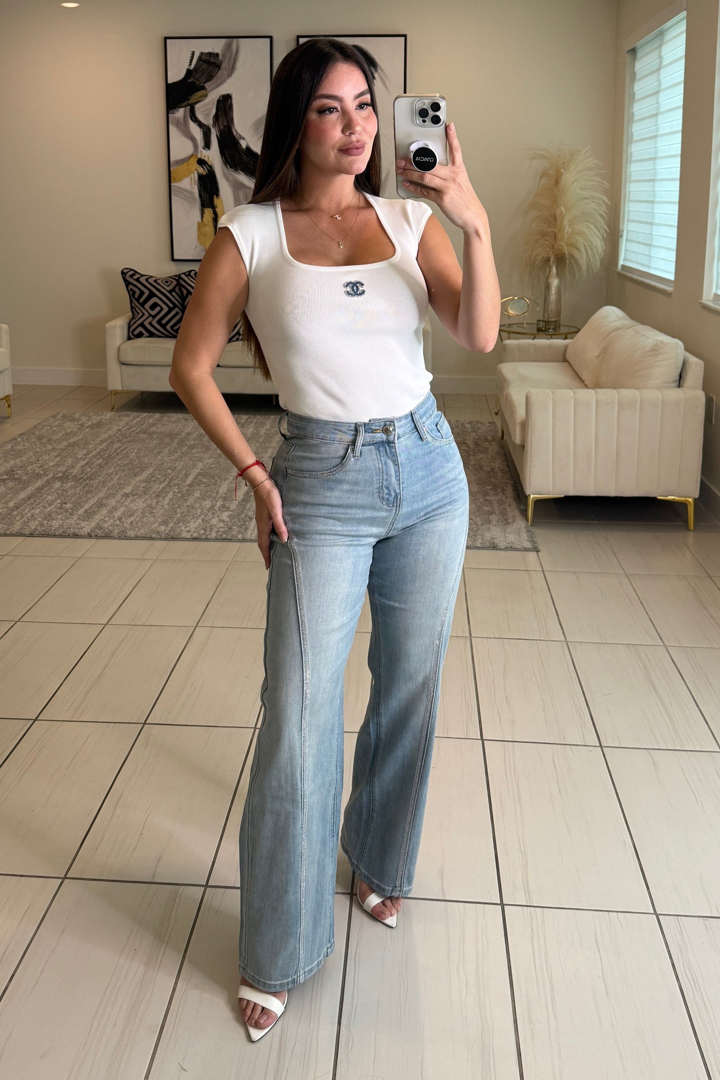 Iconic Knit White Top