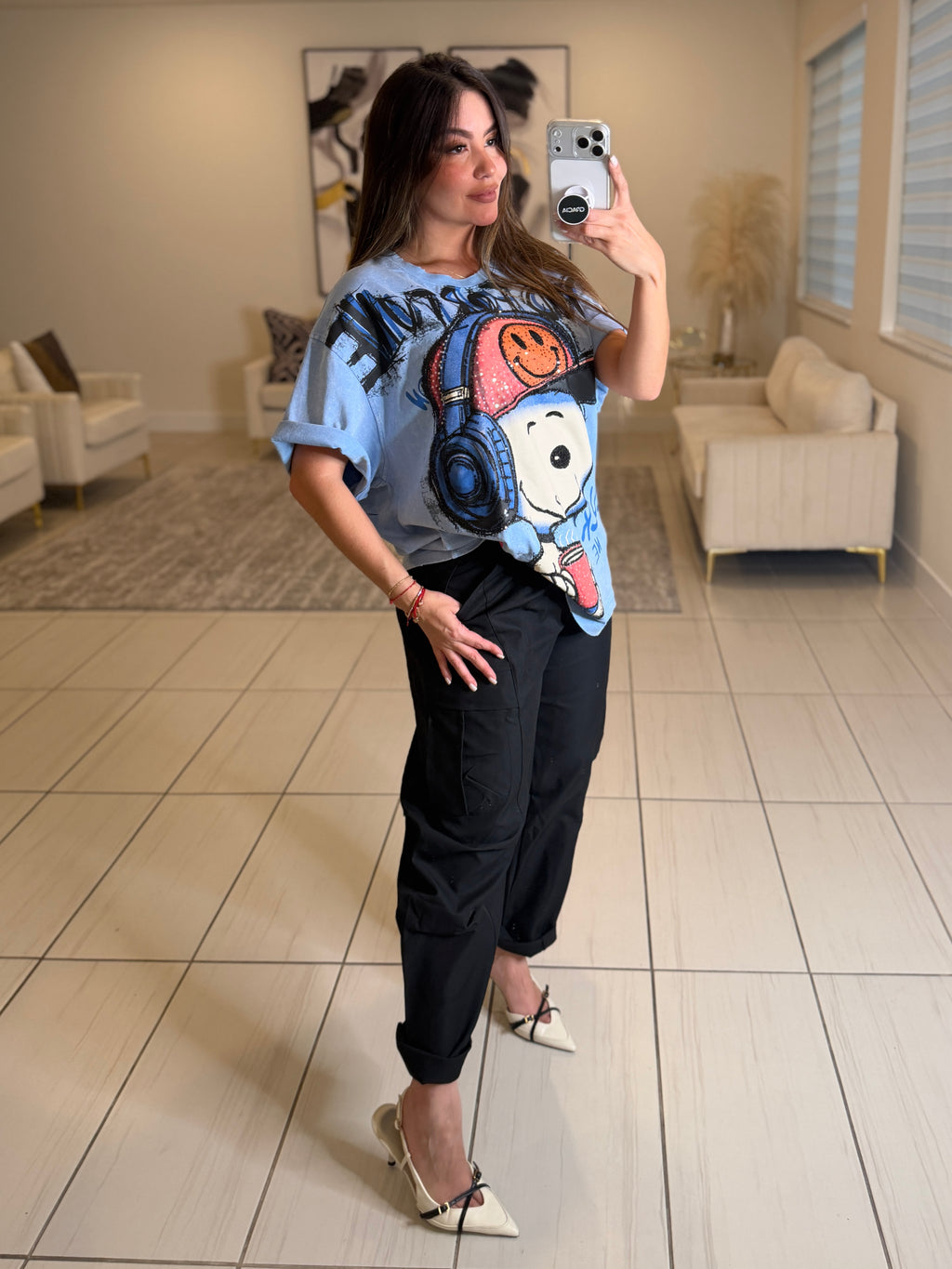 Divine Sculpt Black Barrel Pants