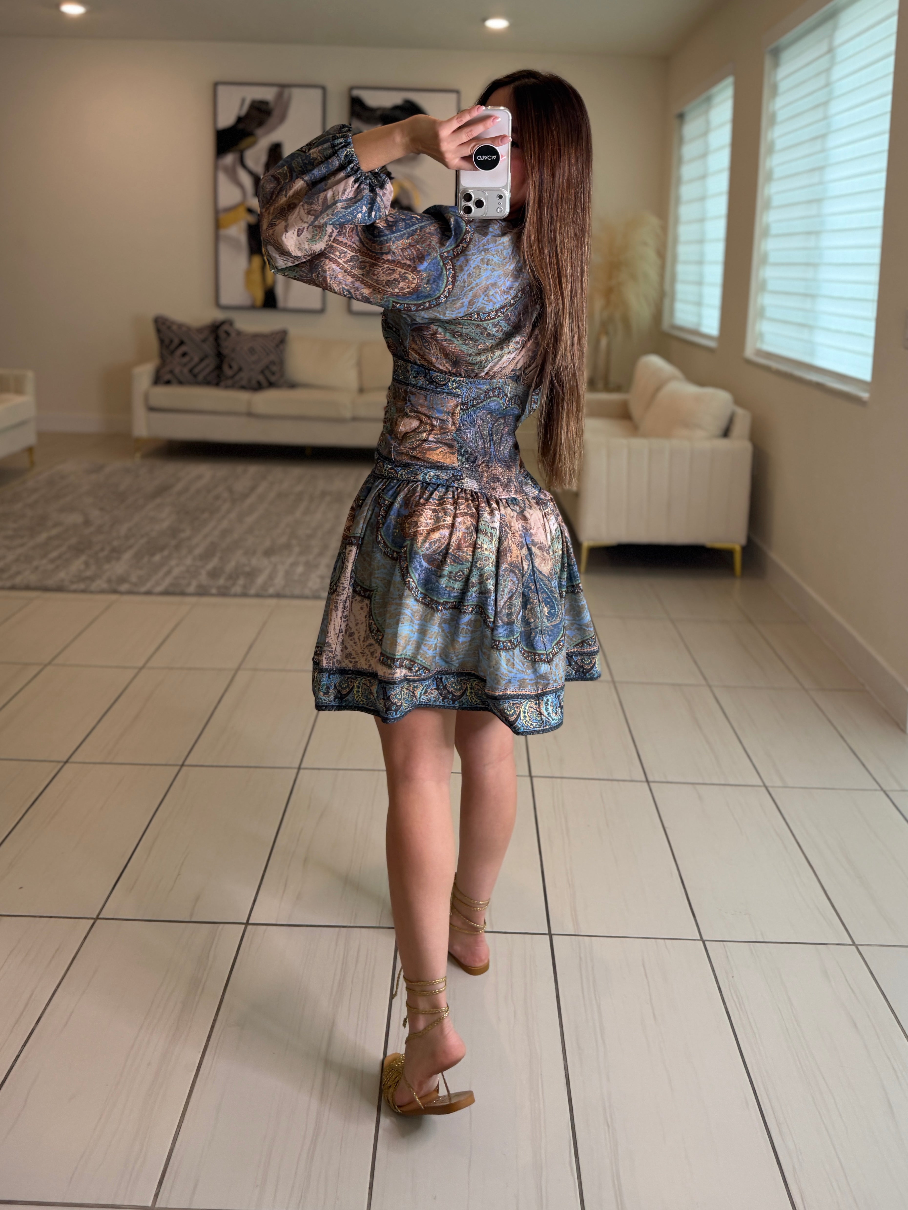 Wanderlust Blue Dress