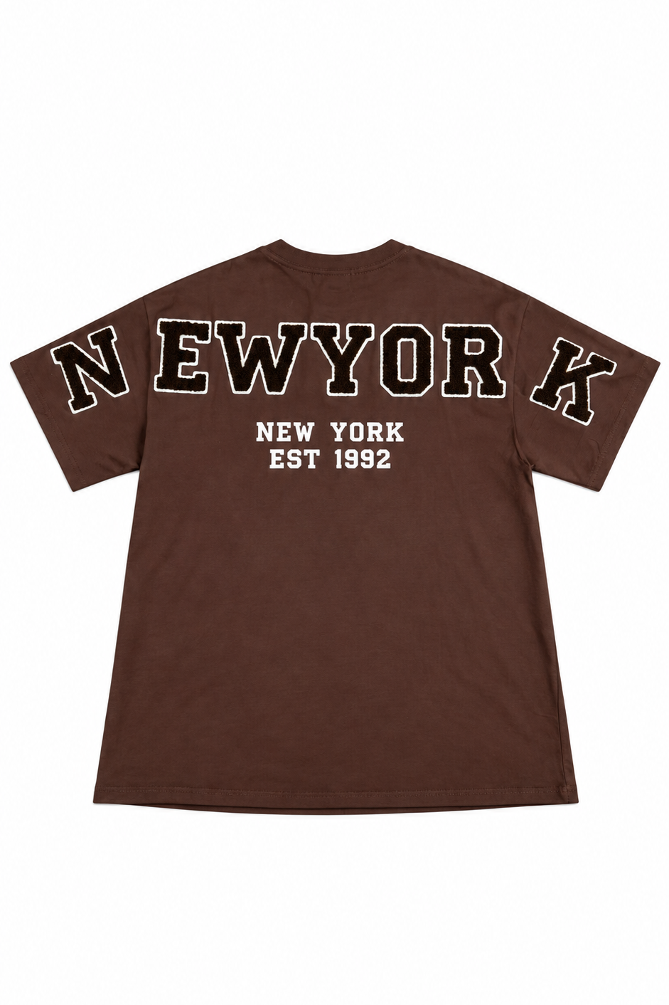 New York Varsity Brown Tshirt