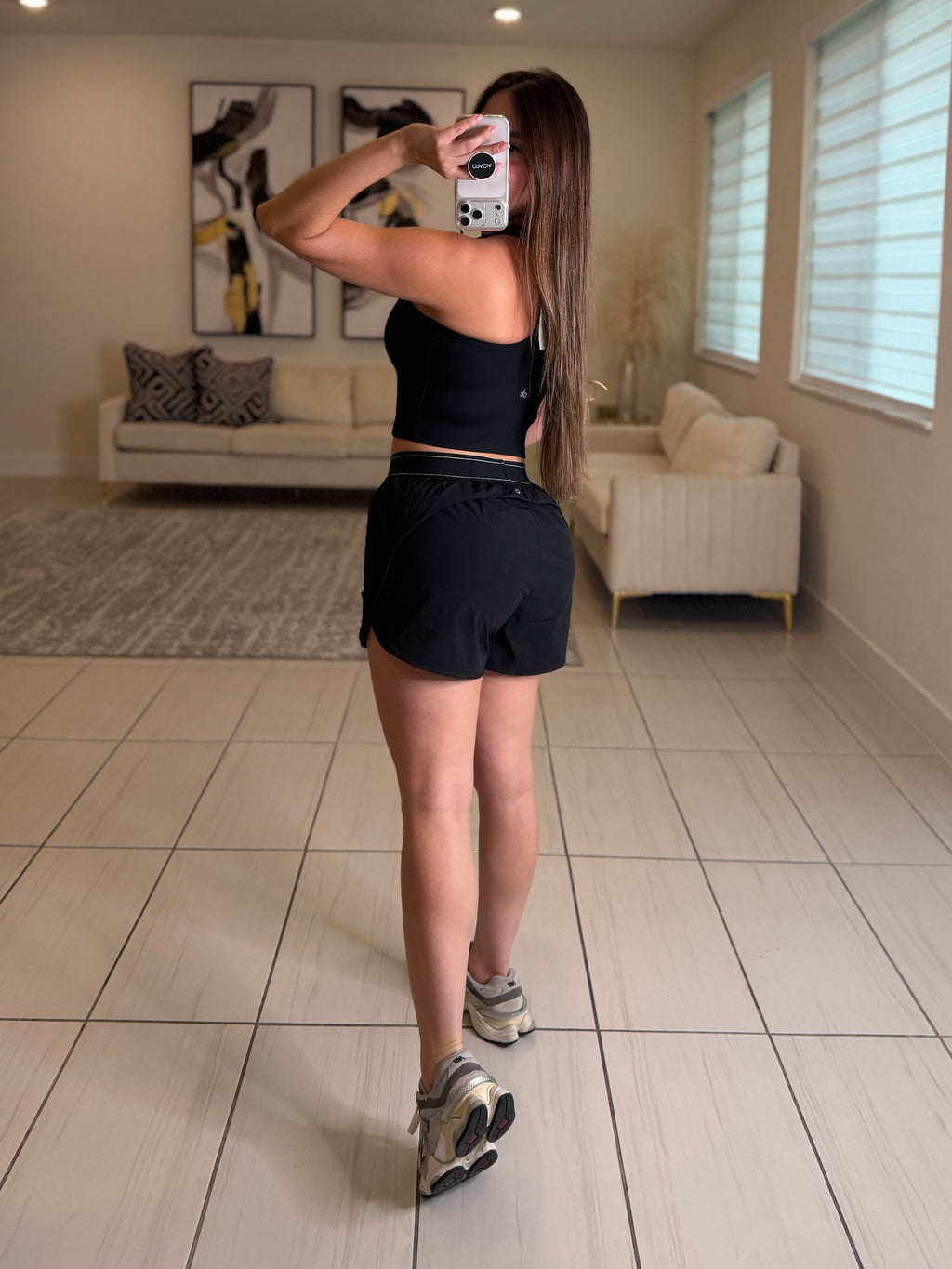 Match Point Black Short Set