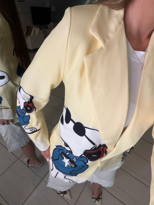 Road Avenue Yellow Blazer