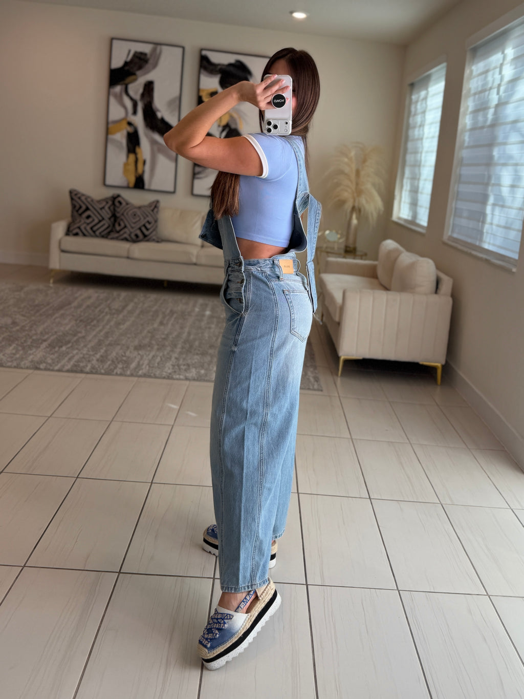 High Road Denim Barrel Jumpsuit