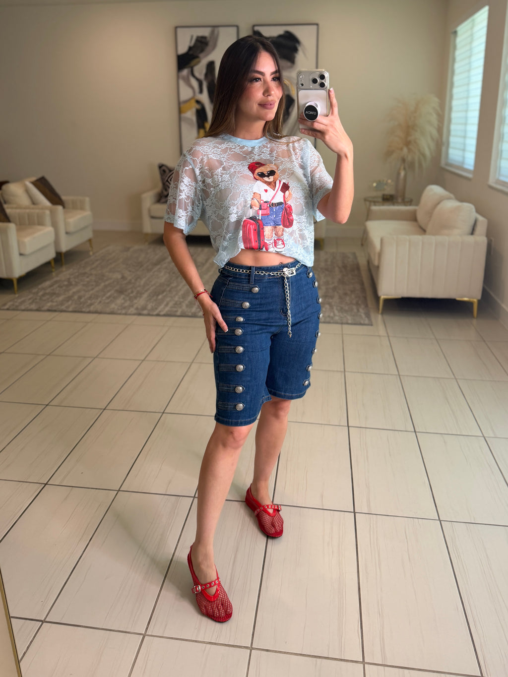 Napoleon Denim Shorts