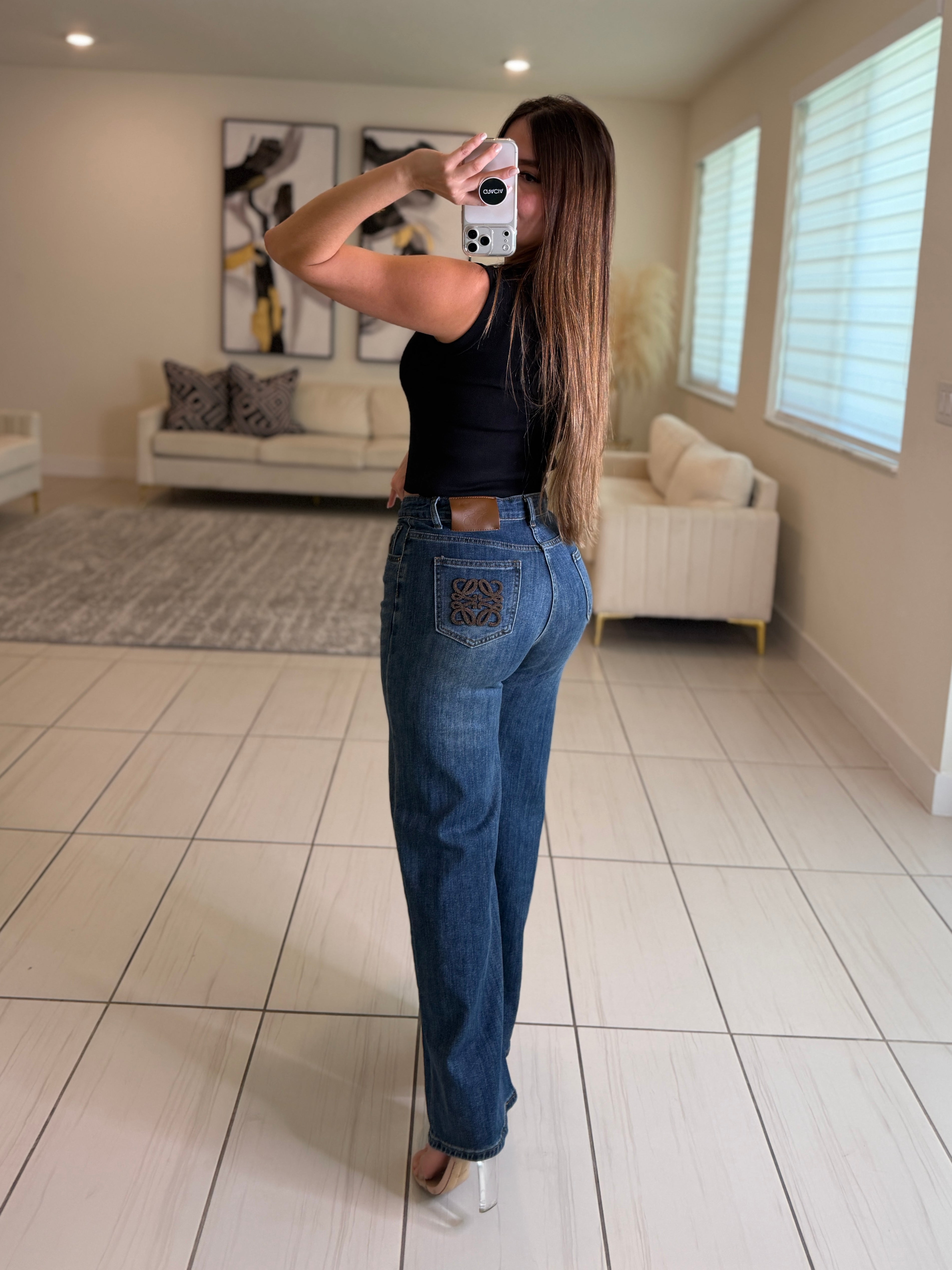 Iconic Knit Black Tank Top