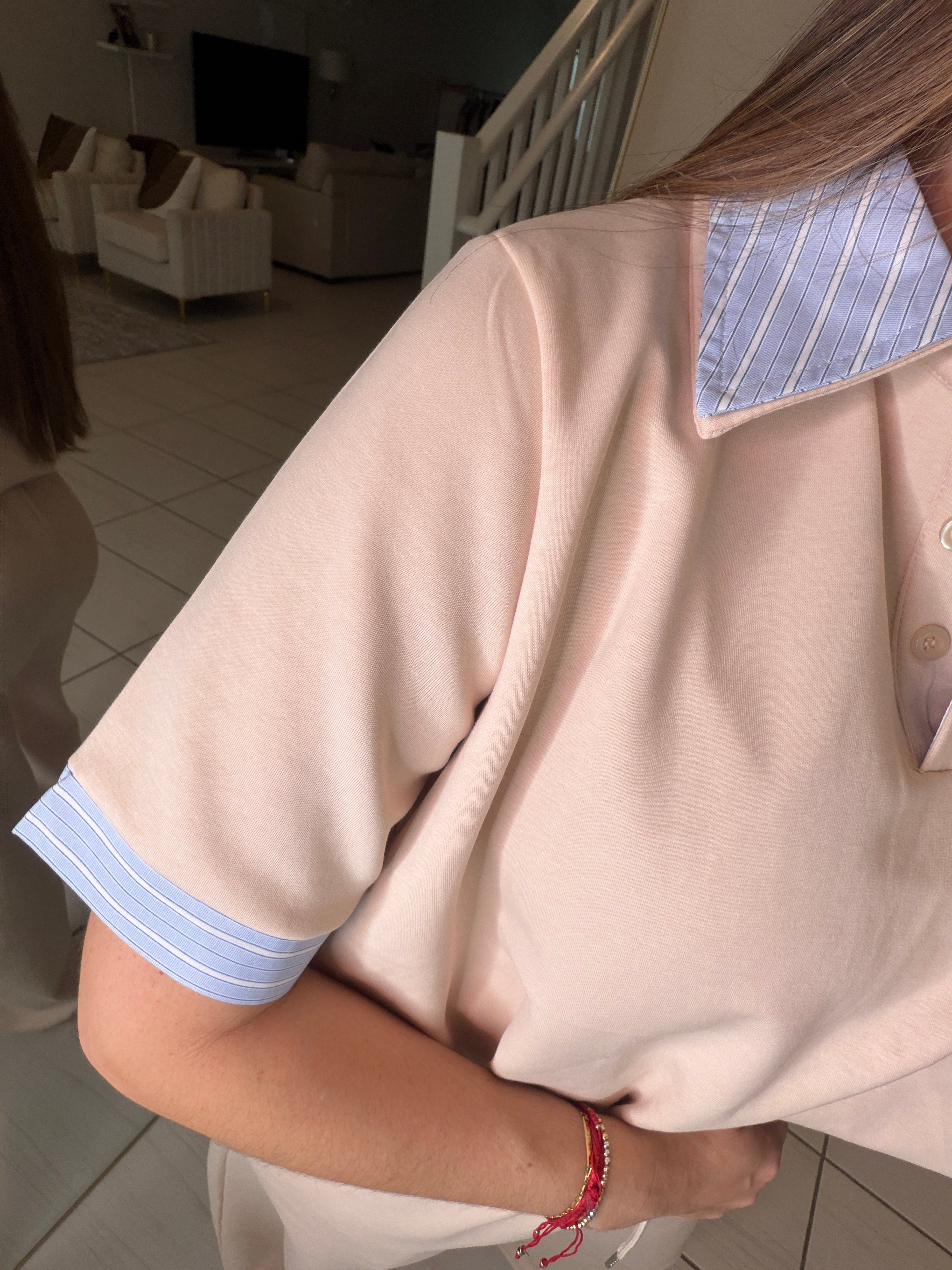 Code of Obsession Beige Pant Set