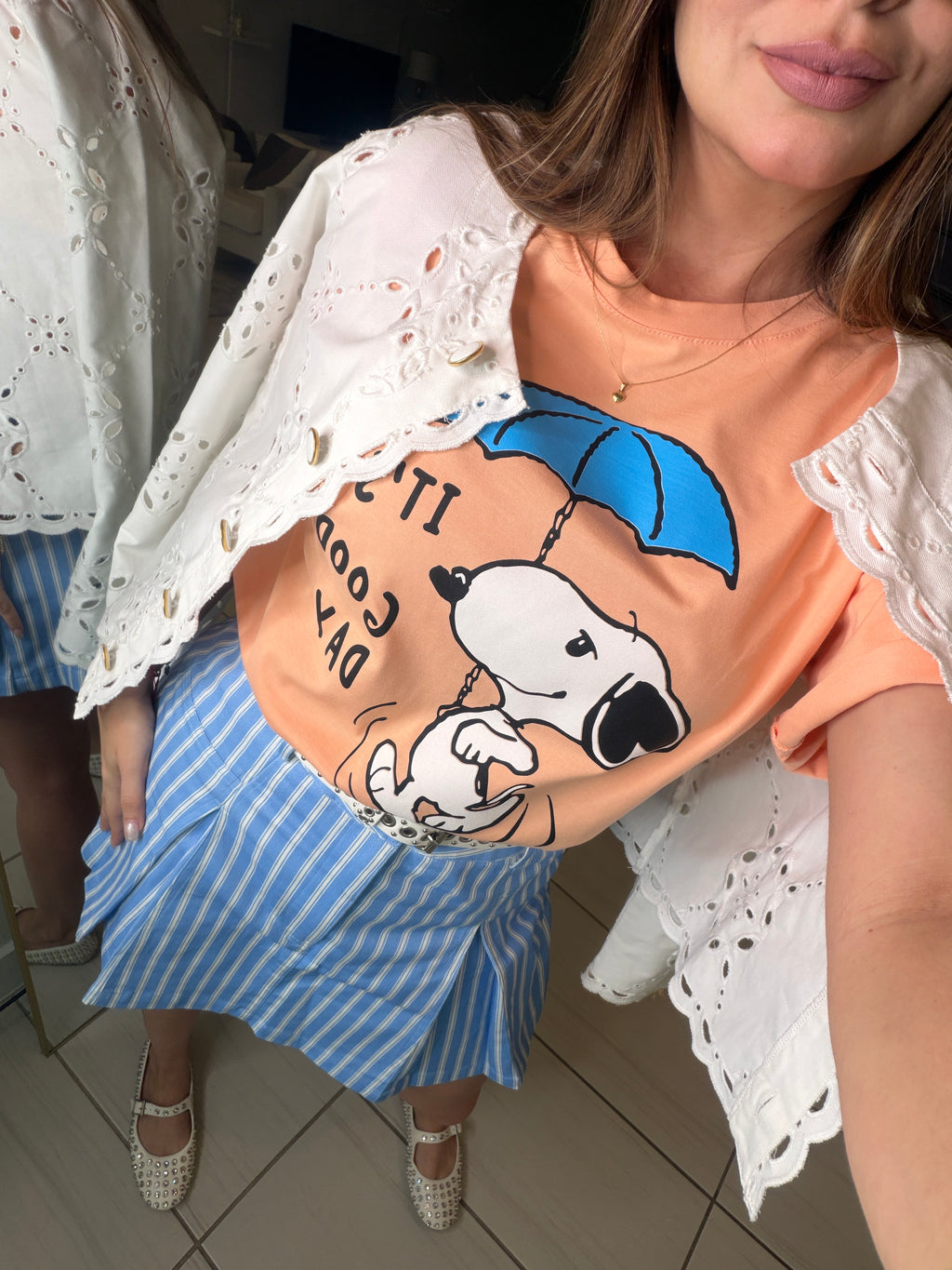 Divine Stripes Blue Short