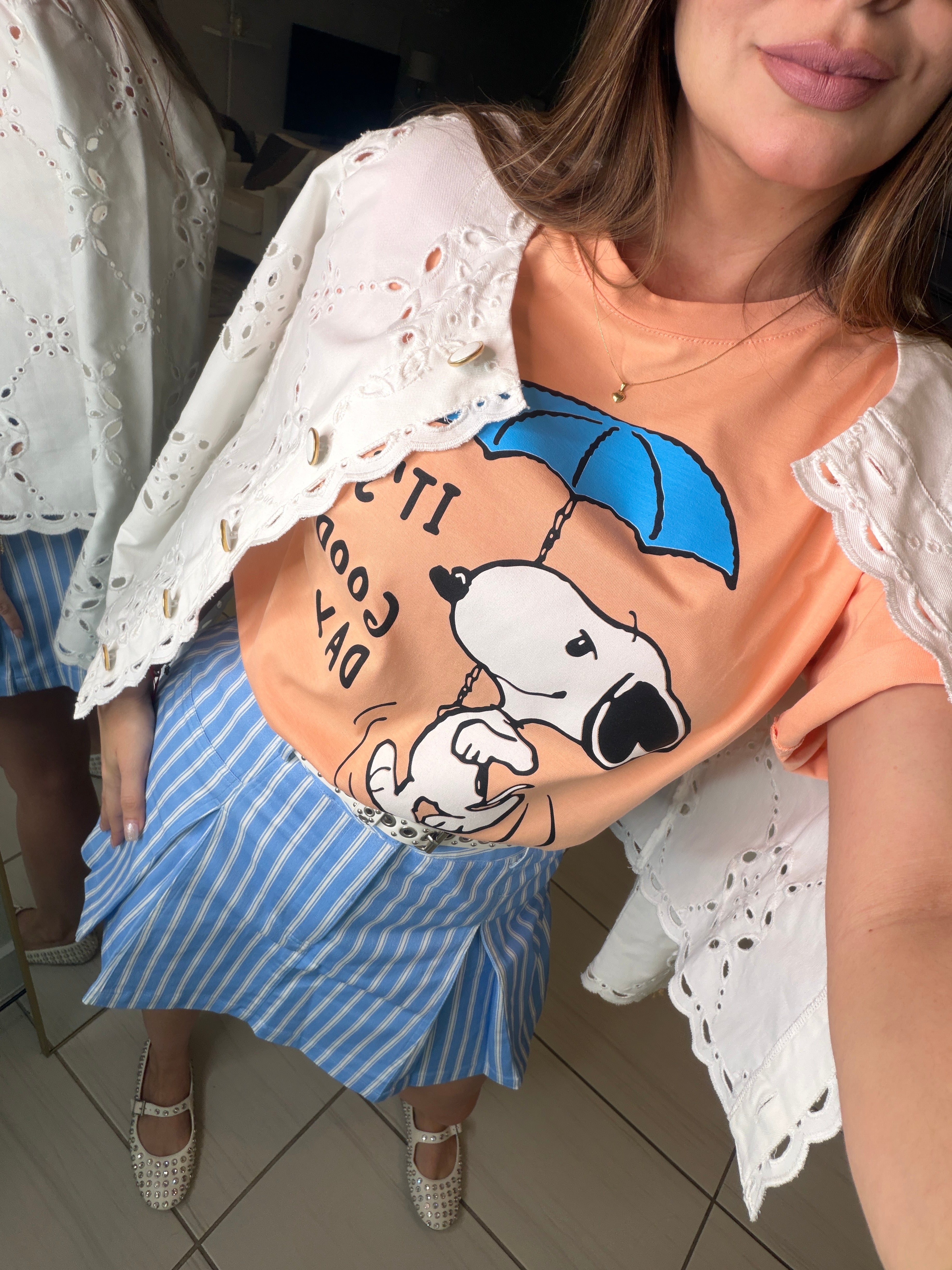 Divine Stripes Blue Short