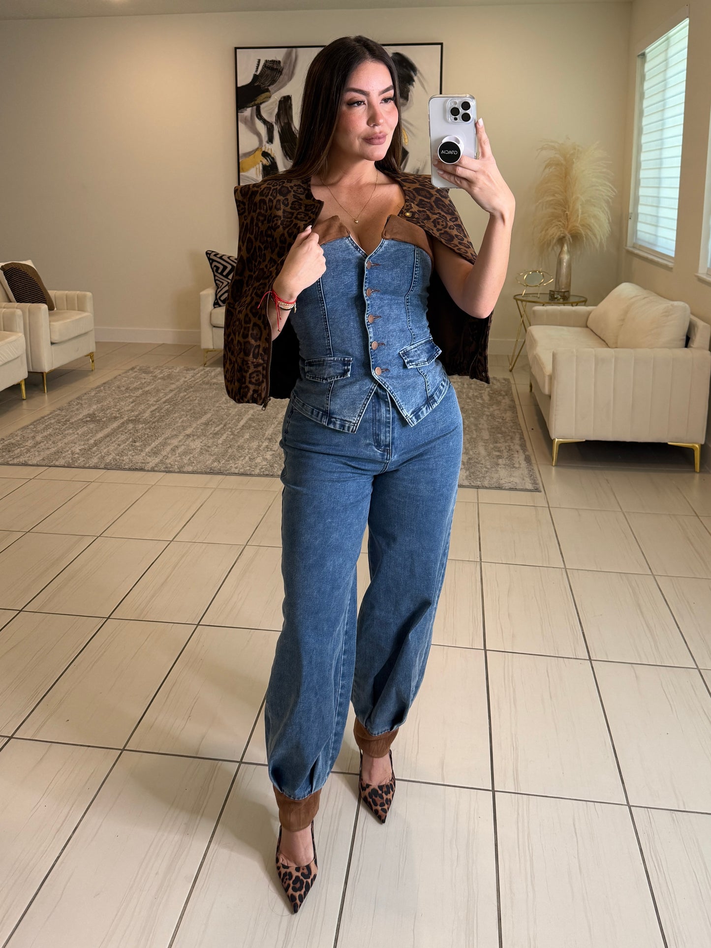 Urban Decode Denim Pant Set