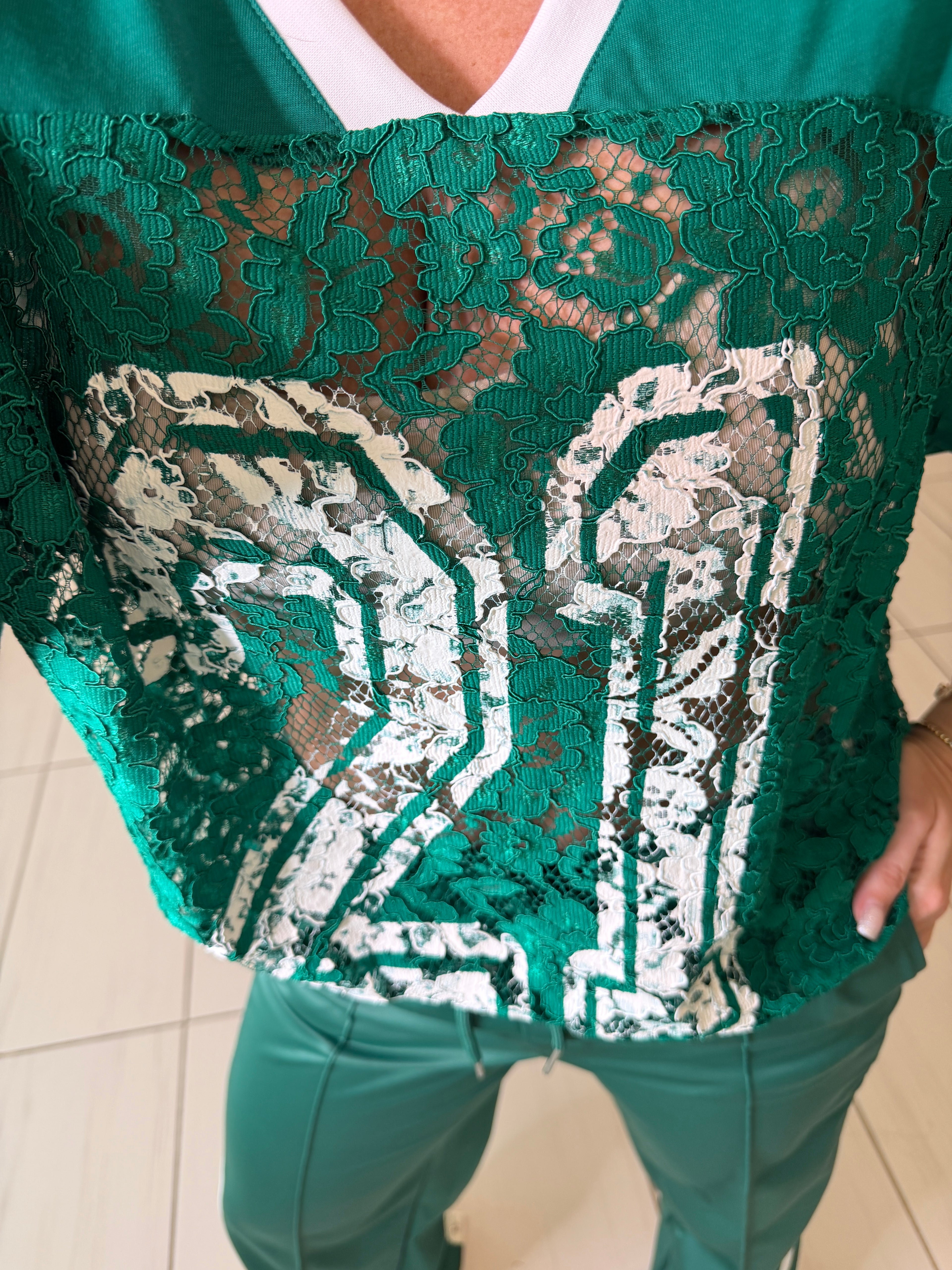 Sporty Chic Green Comfy Pant Set