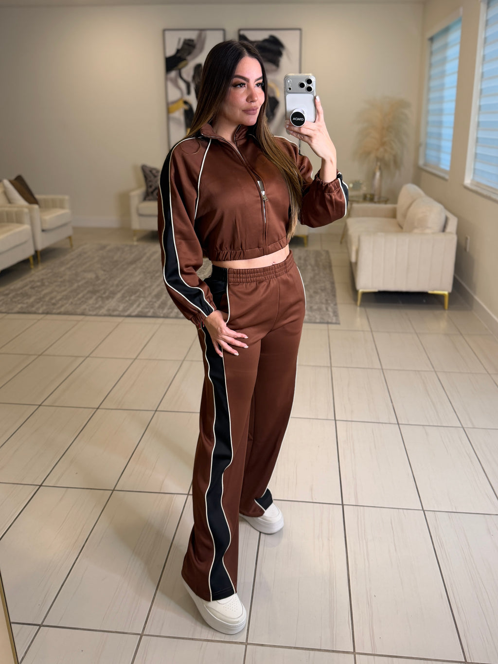 Espresso Element Brown Pant Set