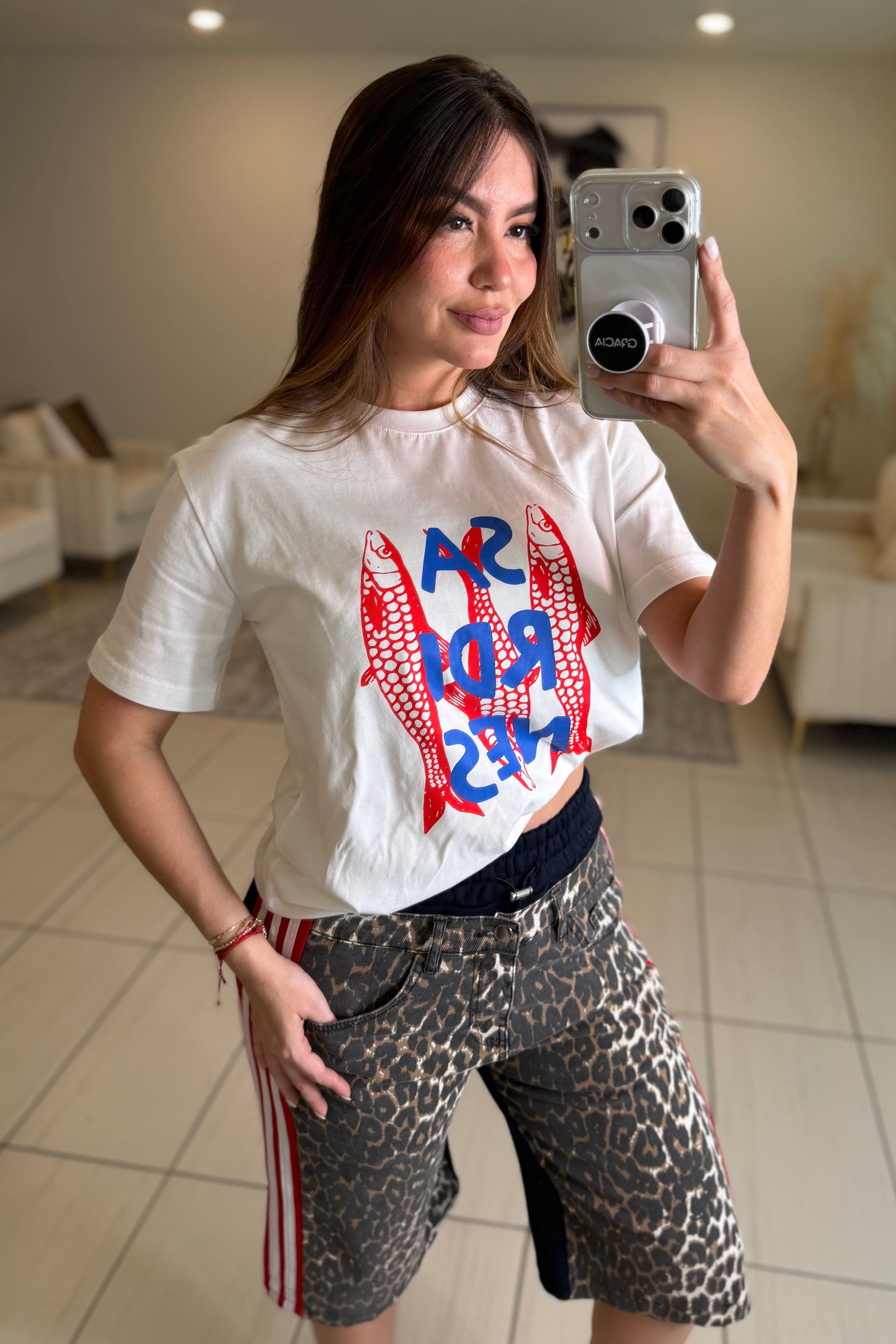 Sardines White Tshirt
