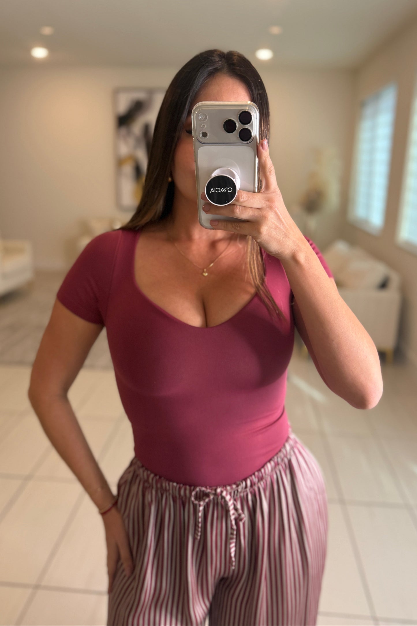 Must Have Soft Wine Basic Top