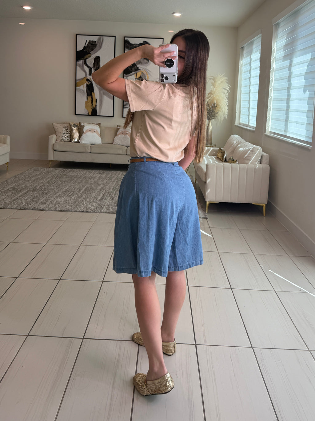 Refined Motion Blue Denim Short