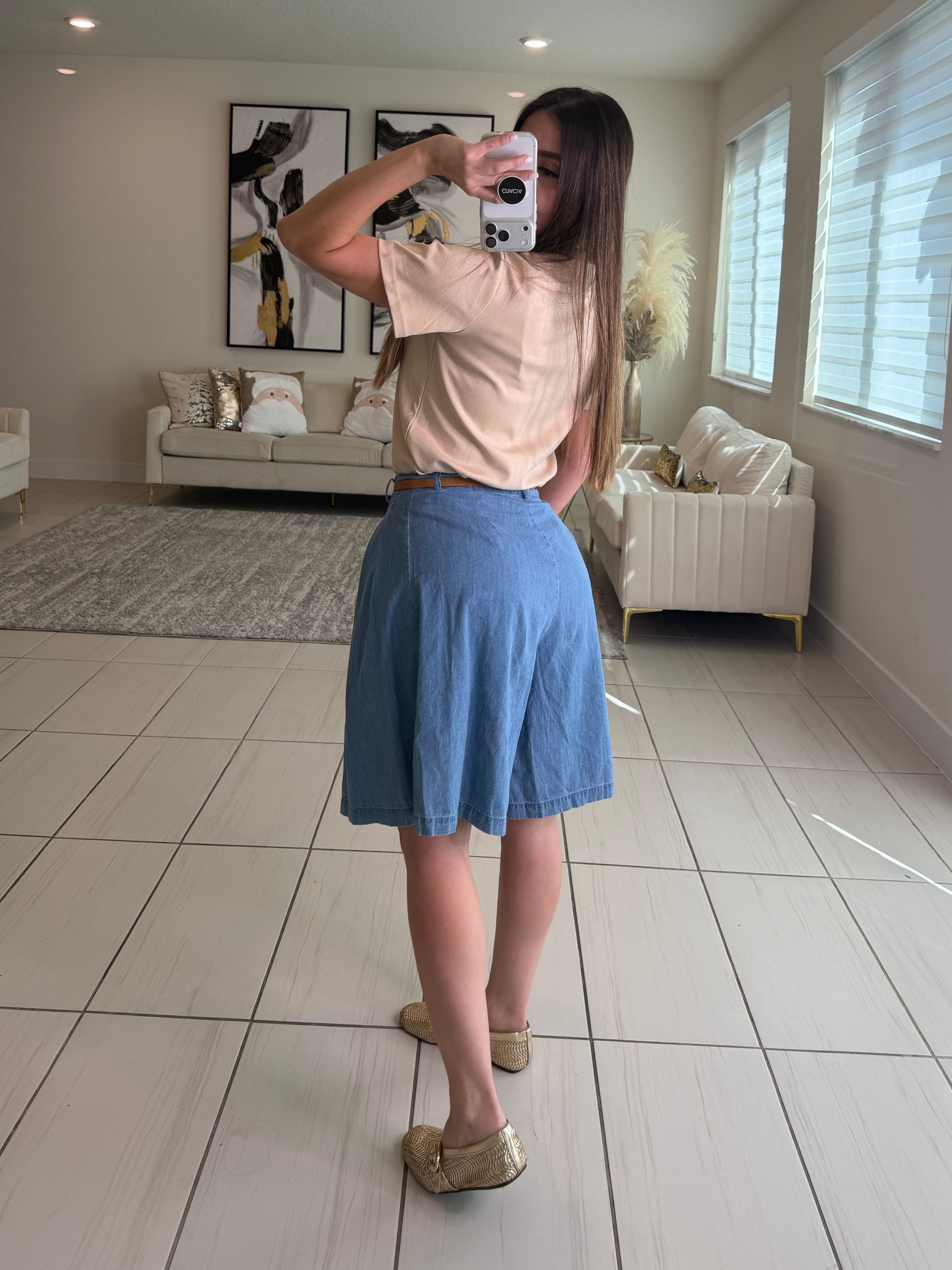 Refined Motion Blue Denim Short