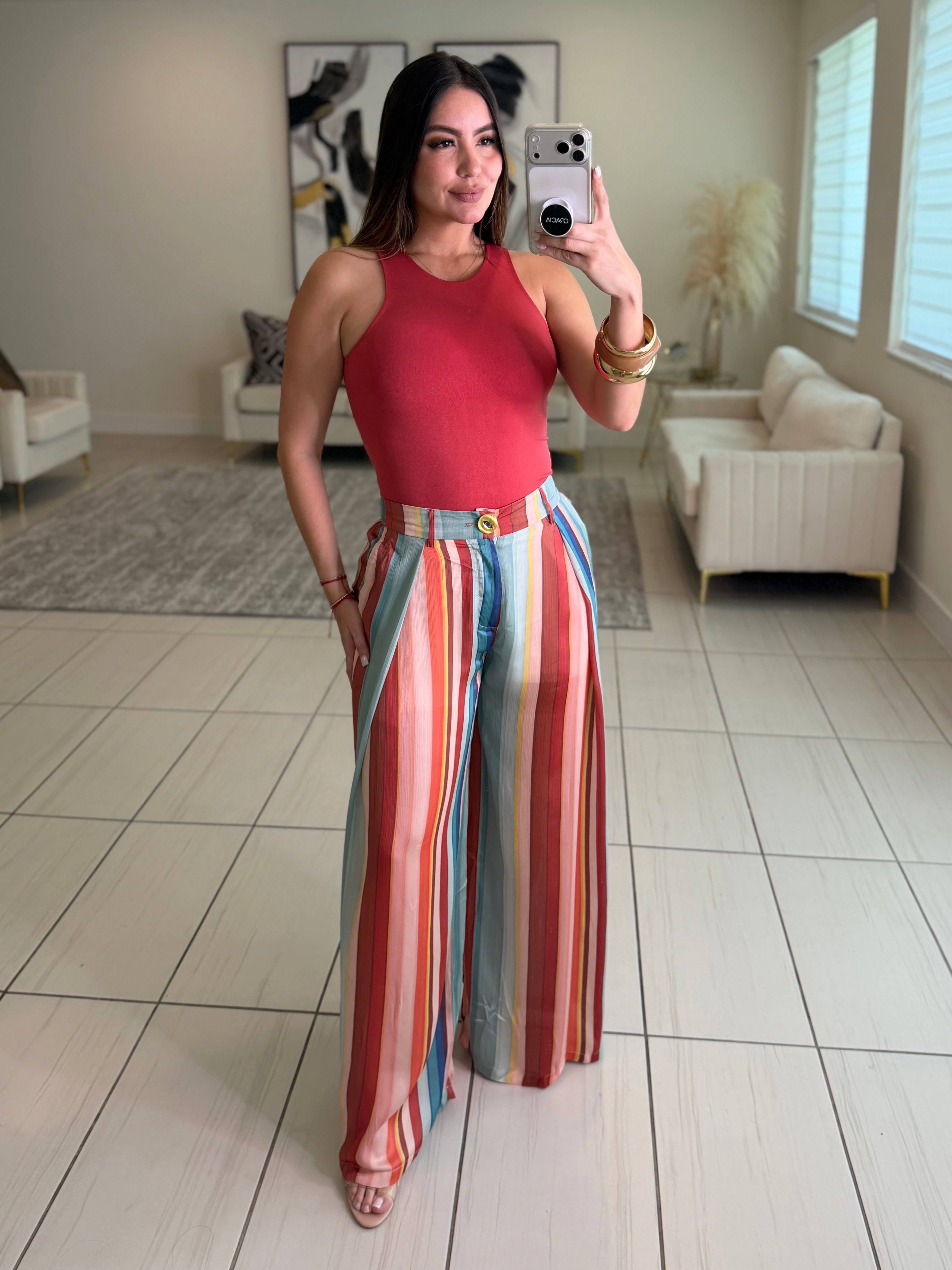 Energy Basic Coral Red Bodysuit