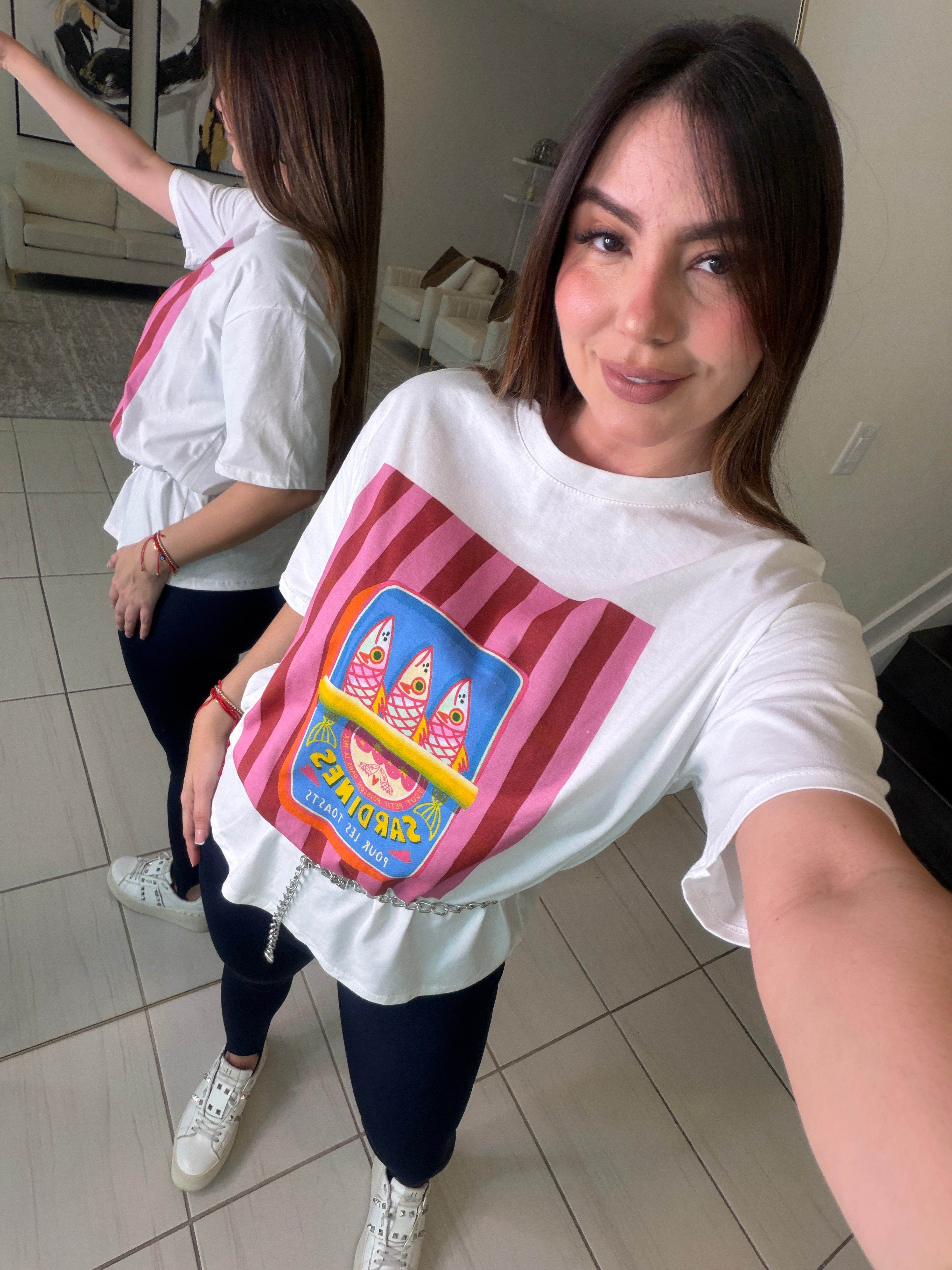 Chic Sardines White Tshirt