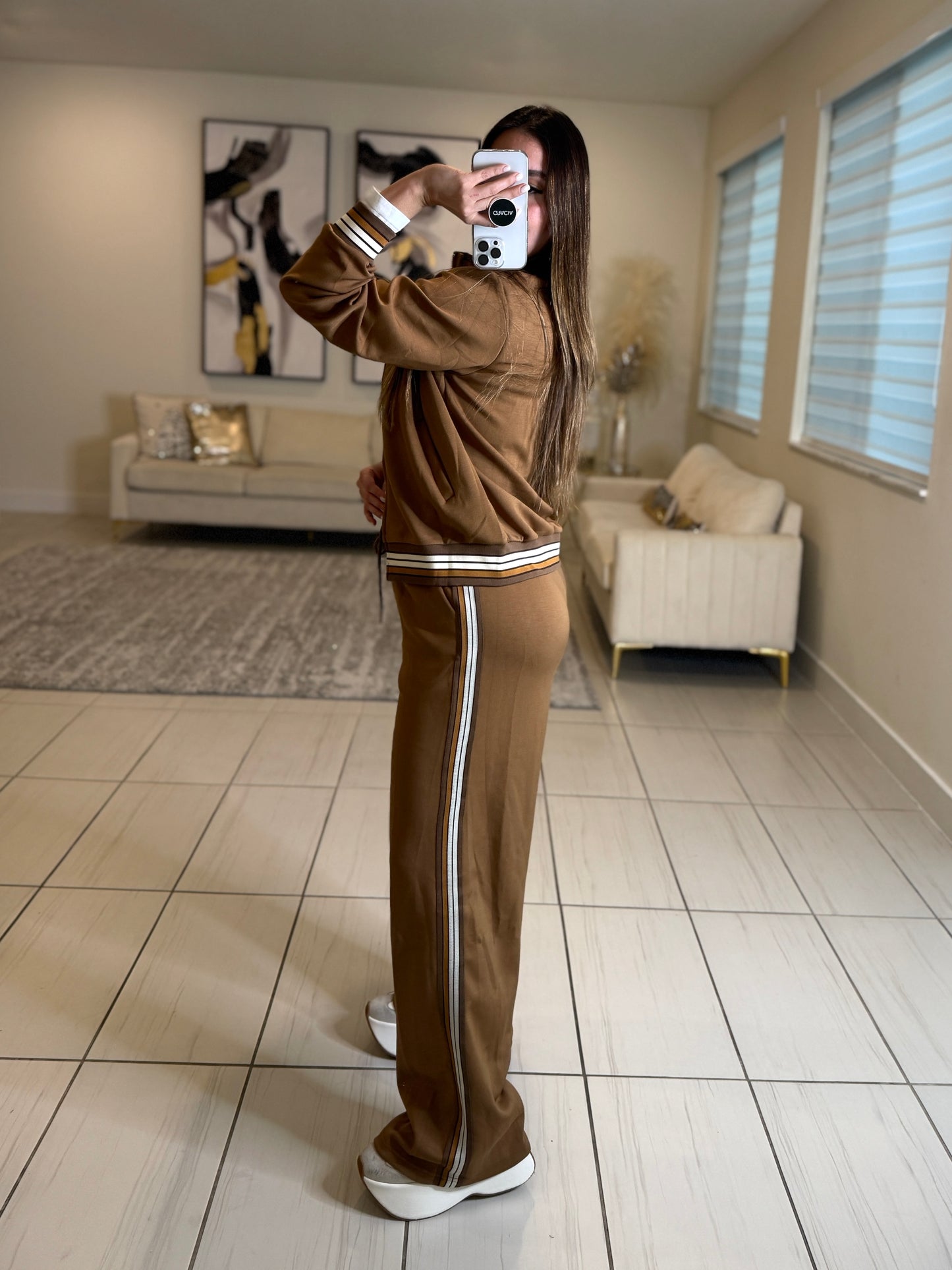 Iconic Muse Mocha Pant Set