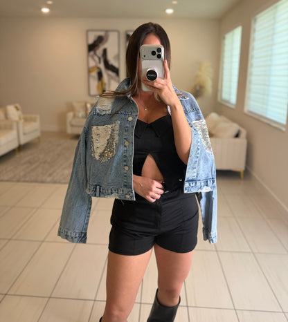 Power Poise Belted Black Short Set