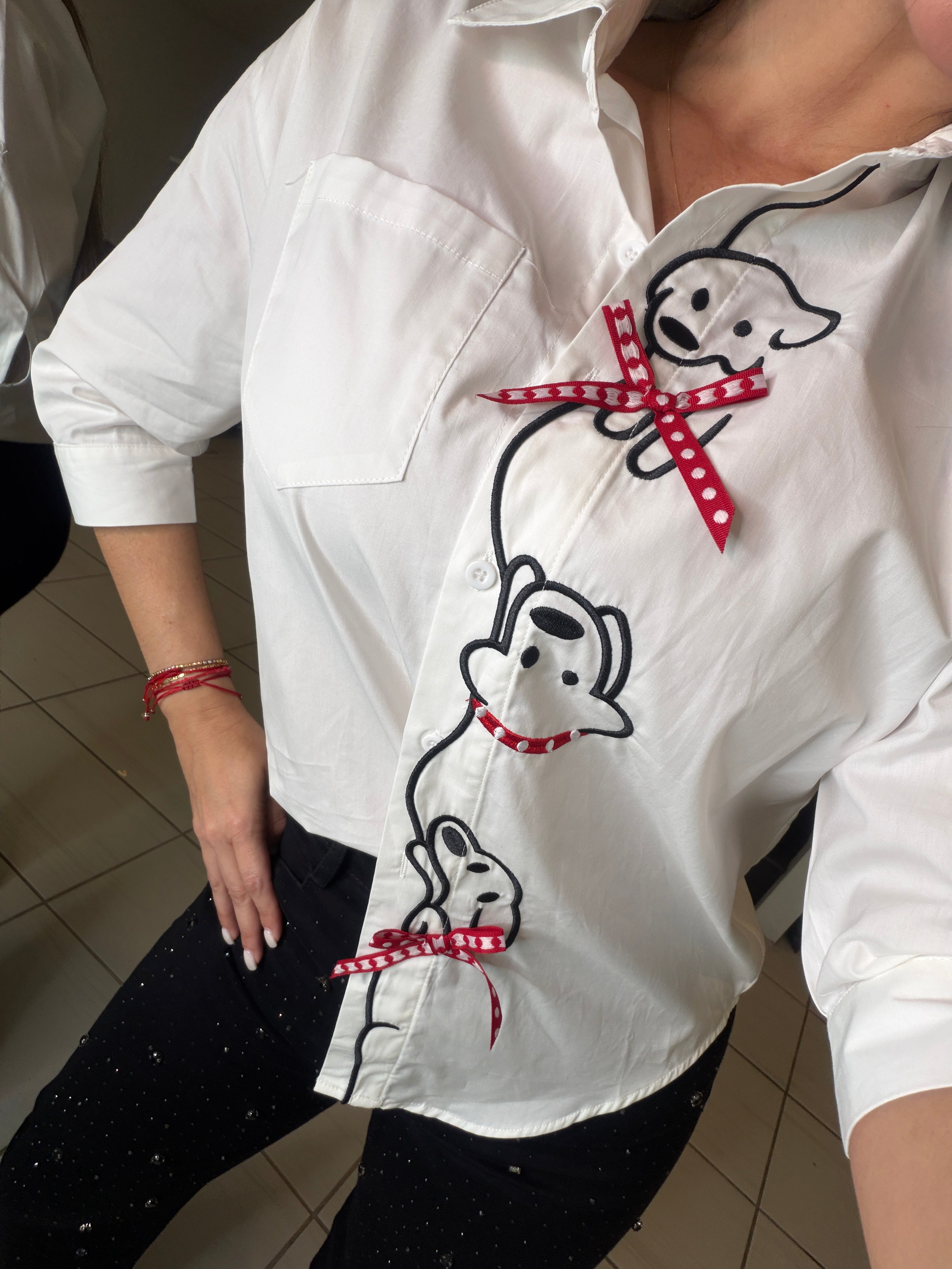 Fur Baby Chic White Shirt