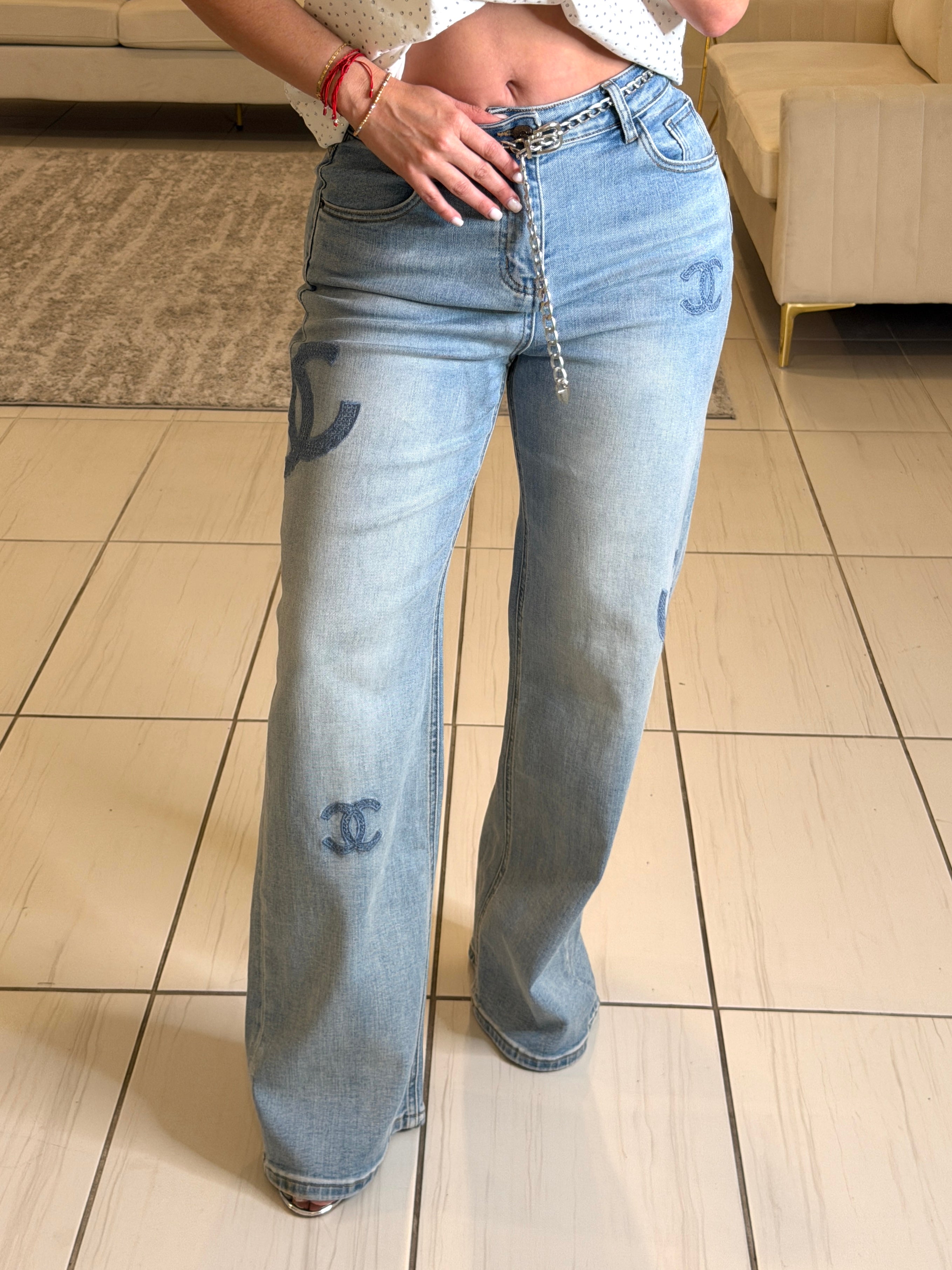 Iconic Light Blue Denim Pants