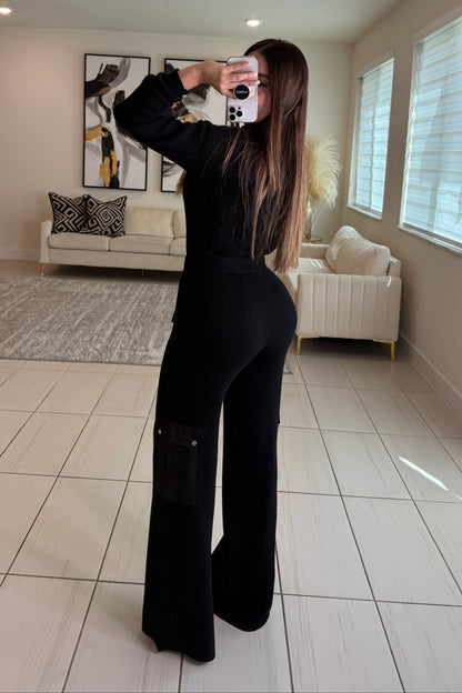 Enigma Nights Knit Pant Set