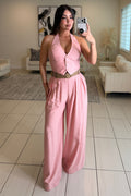 Sunkissed Soft Pink Pant Set