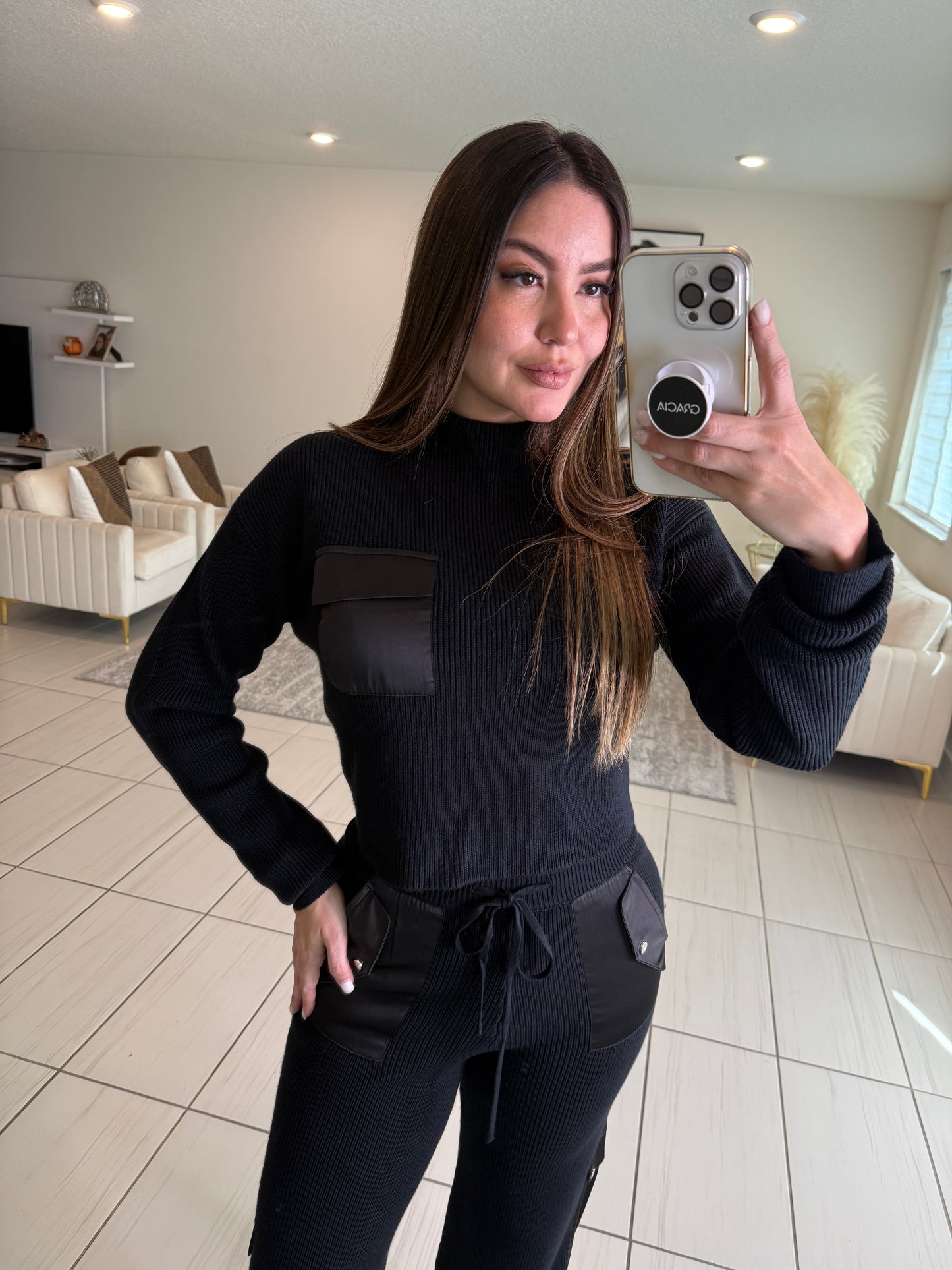 Enigma Nights Knit Pant Set