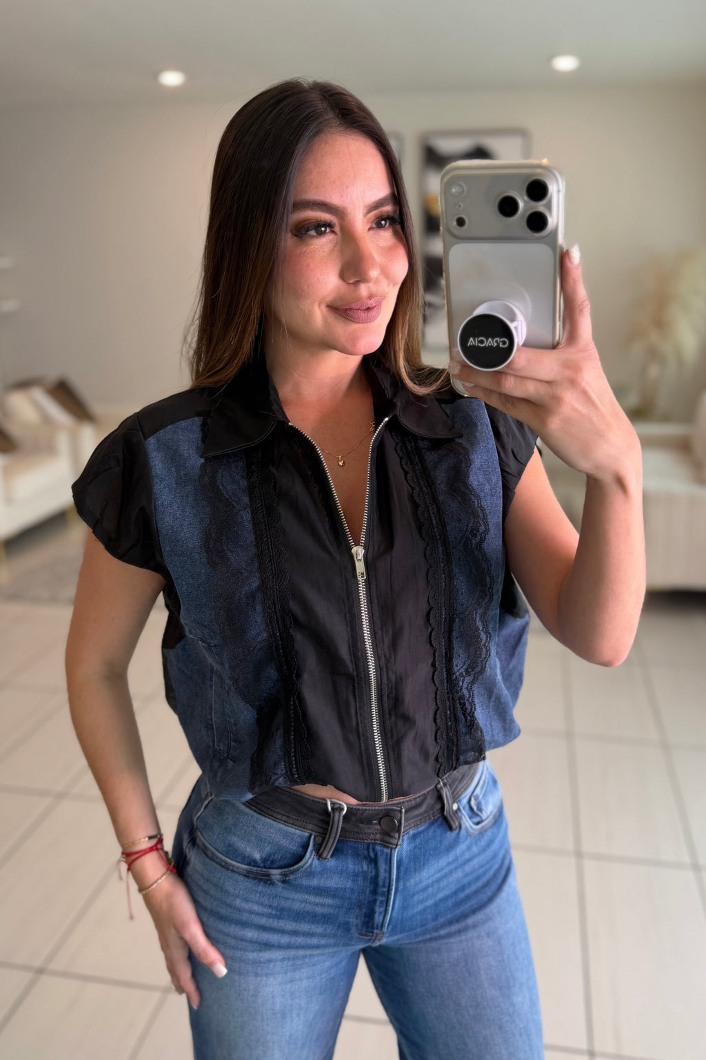 Parisian Noir Black Top