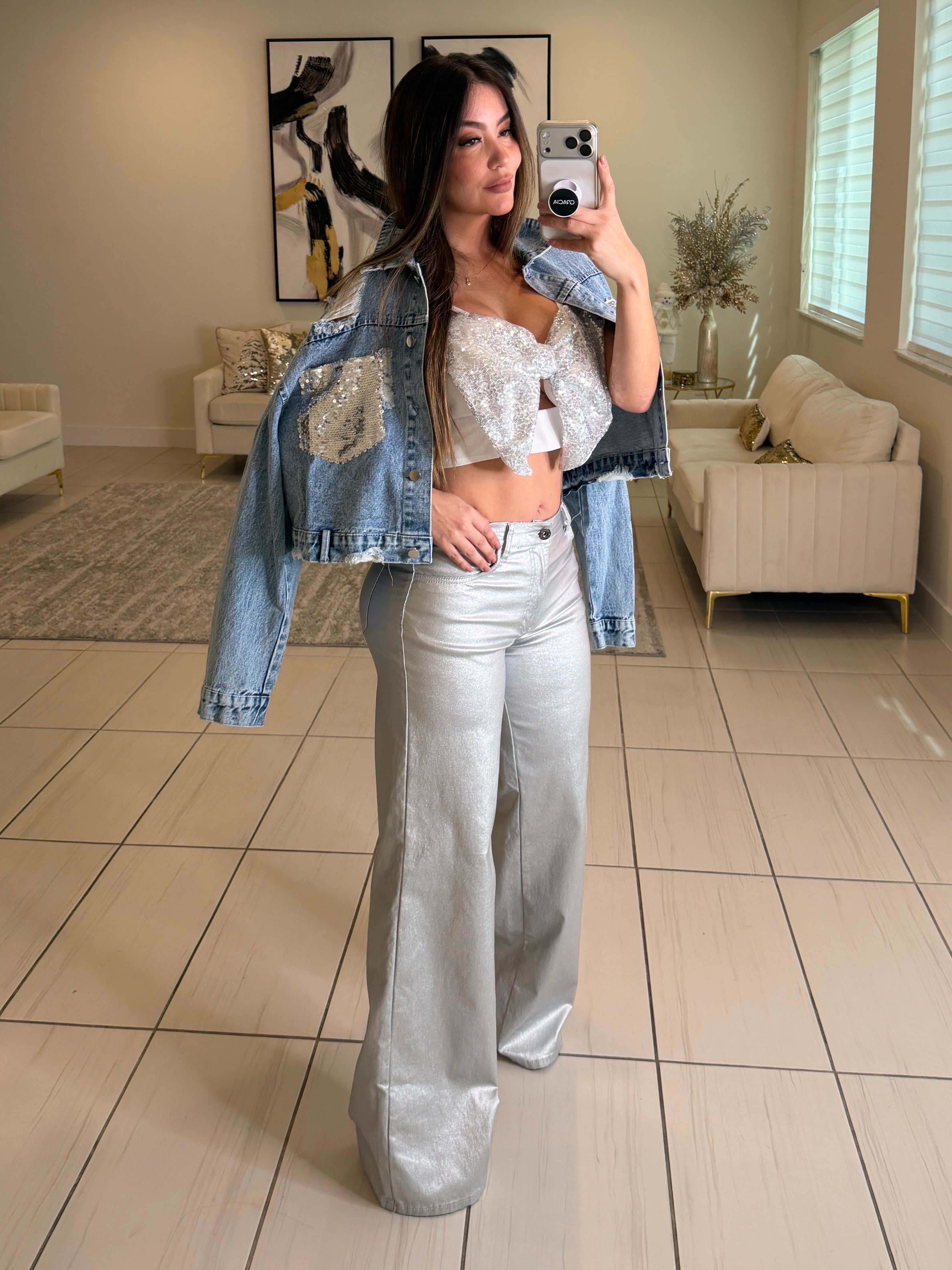 Street Verse Silver Pants