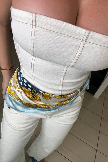 The Powerline White Jumpsuit