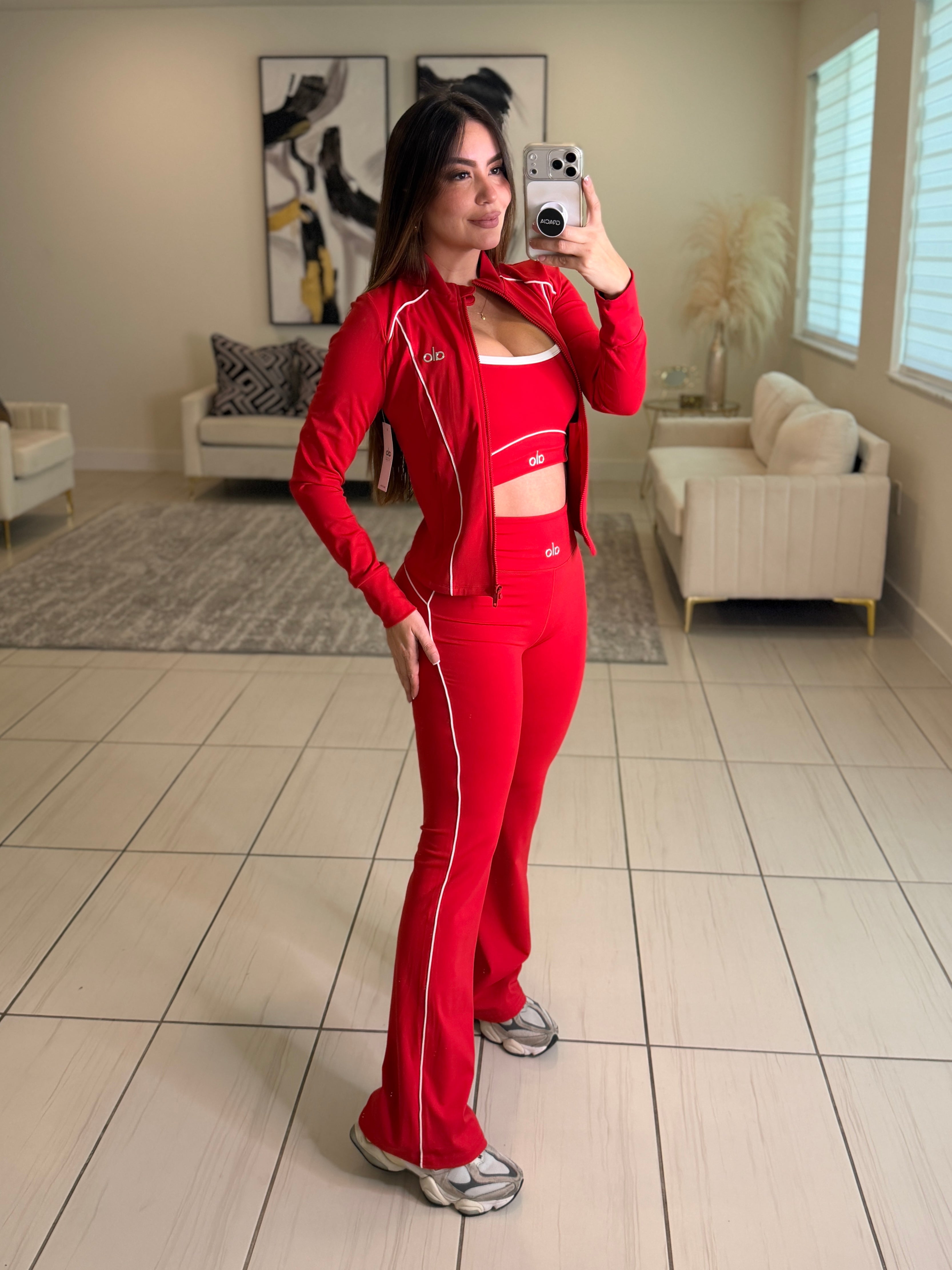 Airbrush Halo Red Pants Set