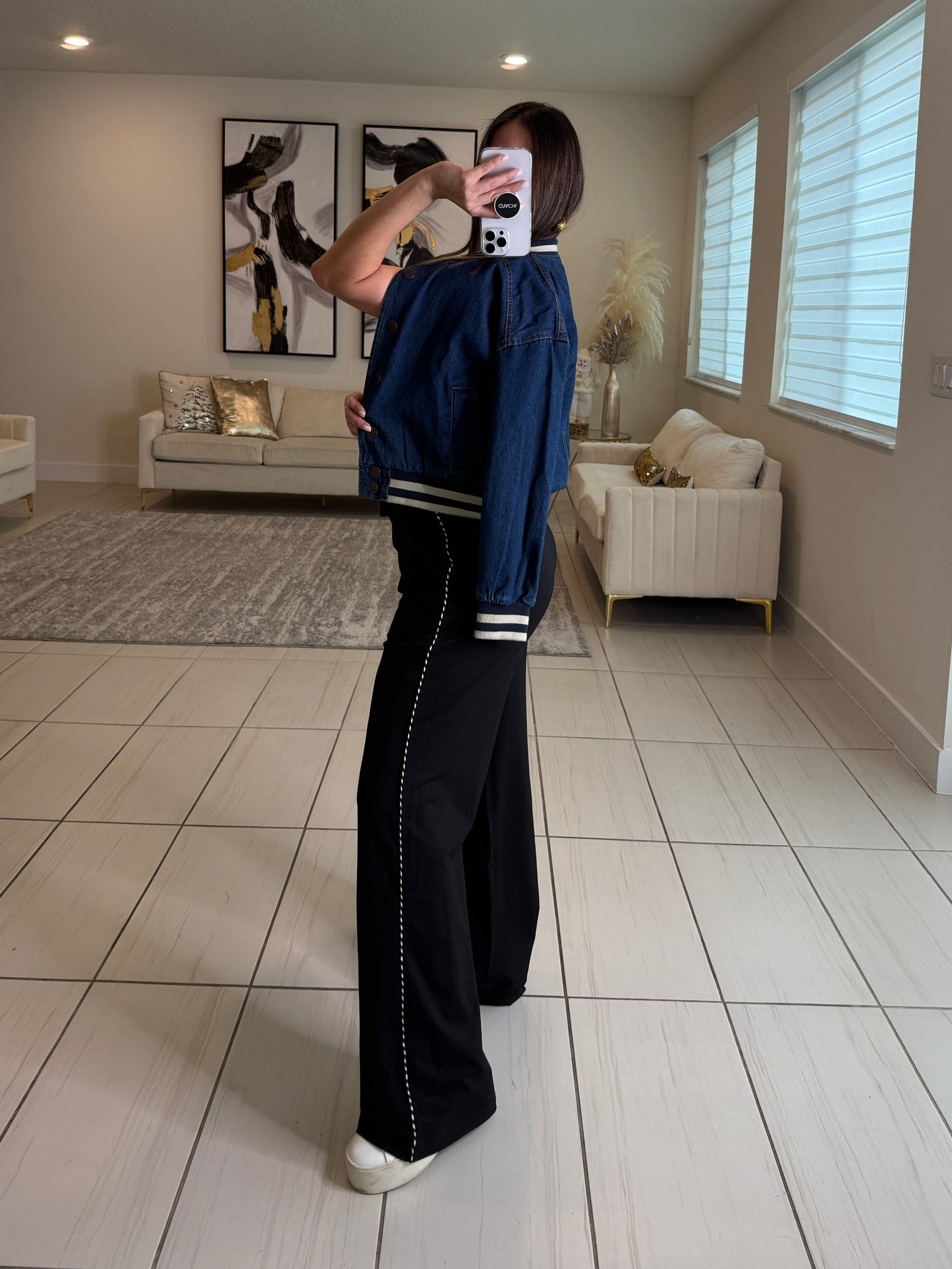 Iconic Muse Black Pant Set