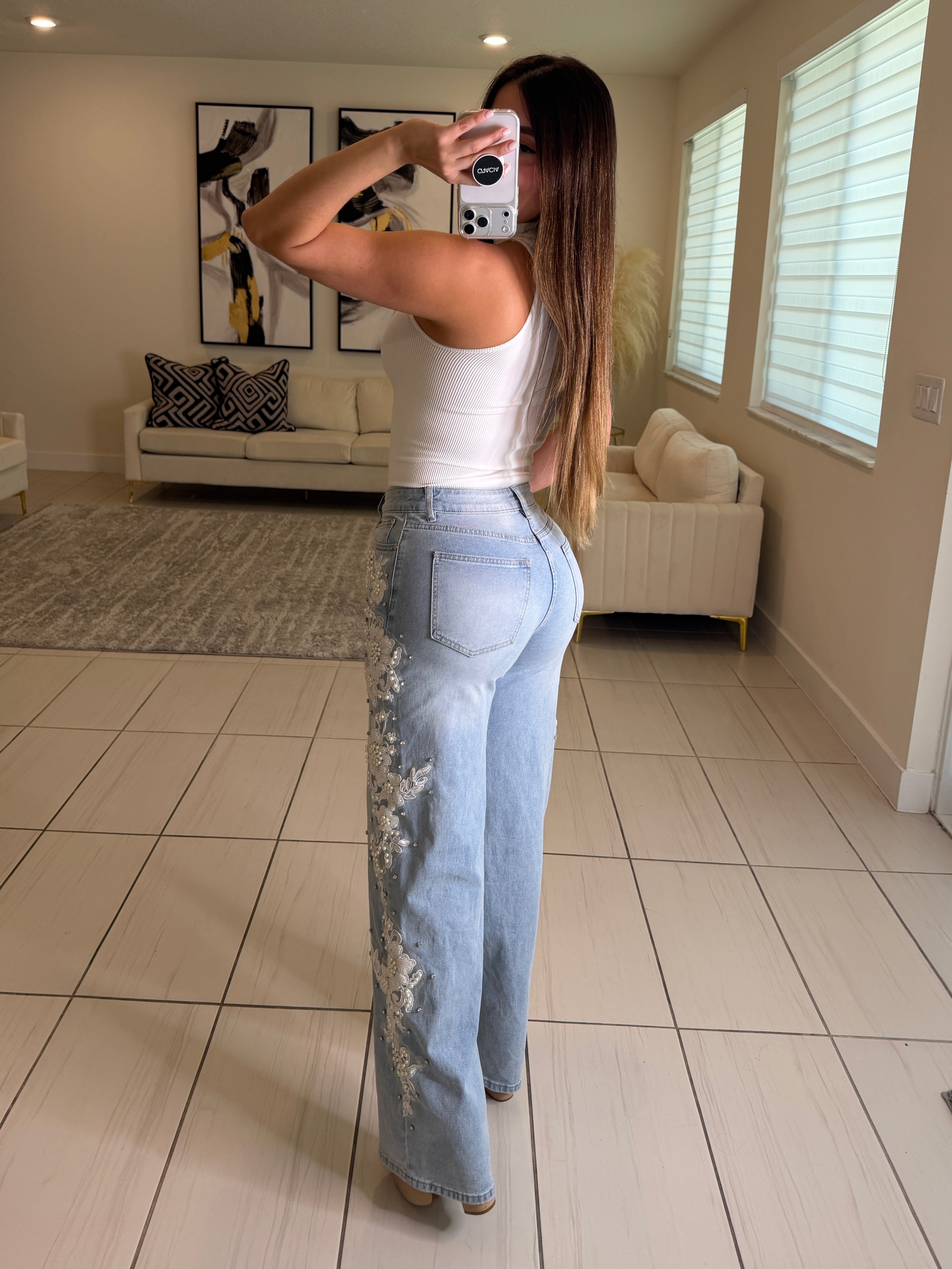 Glow Motion White Bodysuit