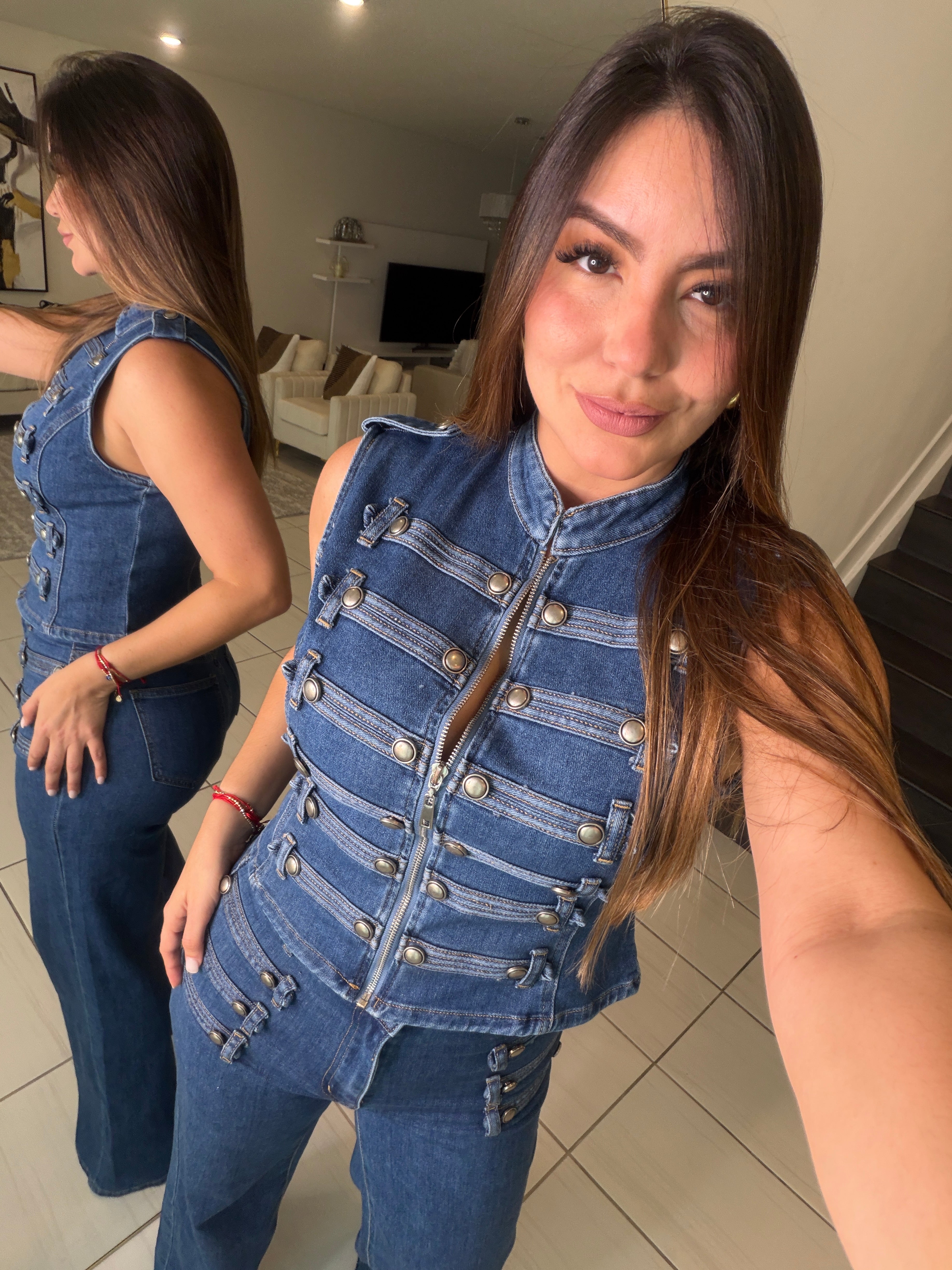 Iconic Napoleon Denim Pant Set