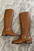 Sofia Festival Brown Leather Boots