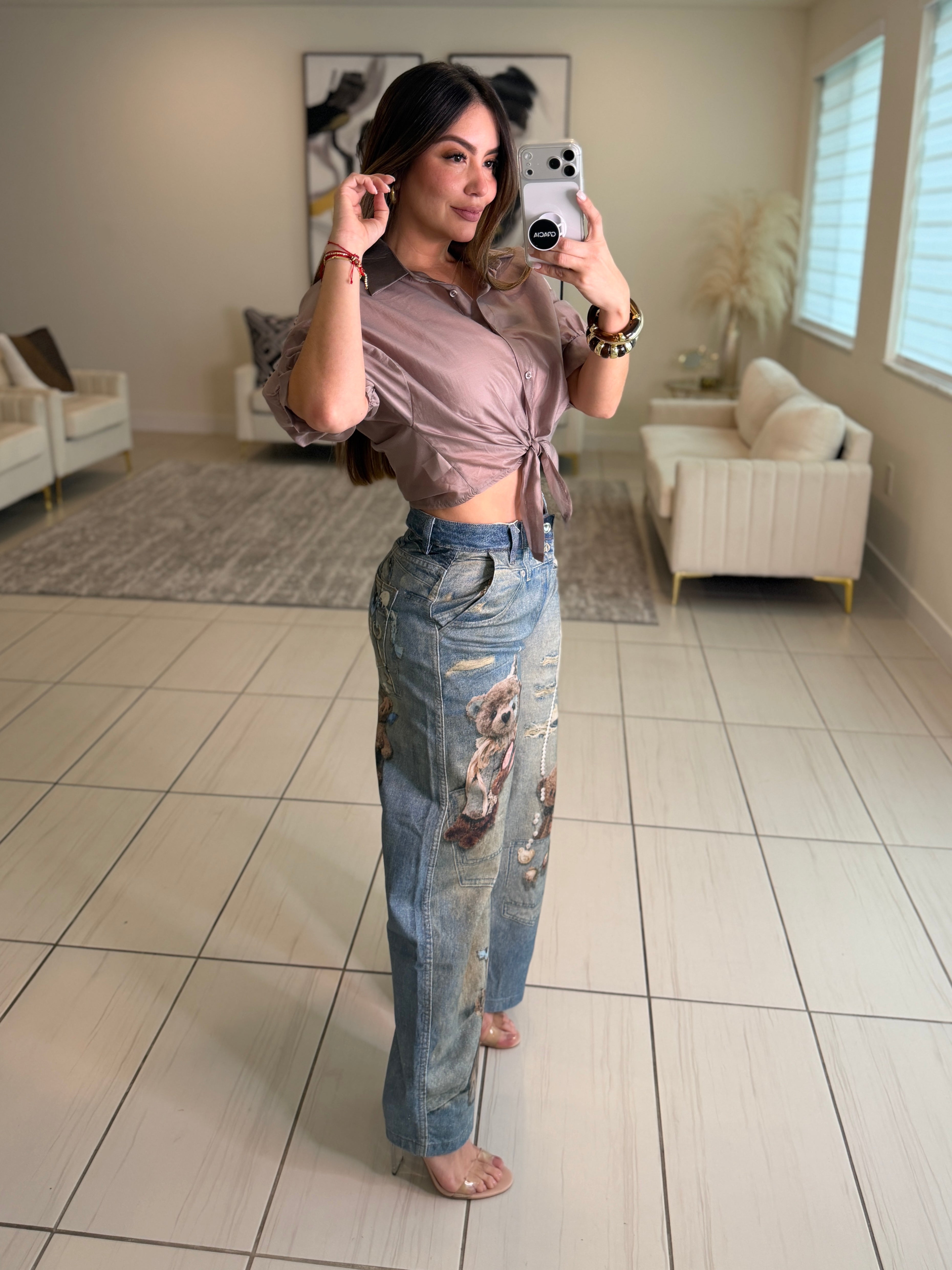 Bear Muse Barrel Pants