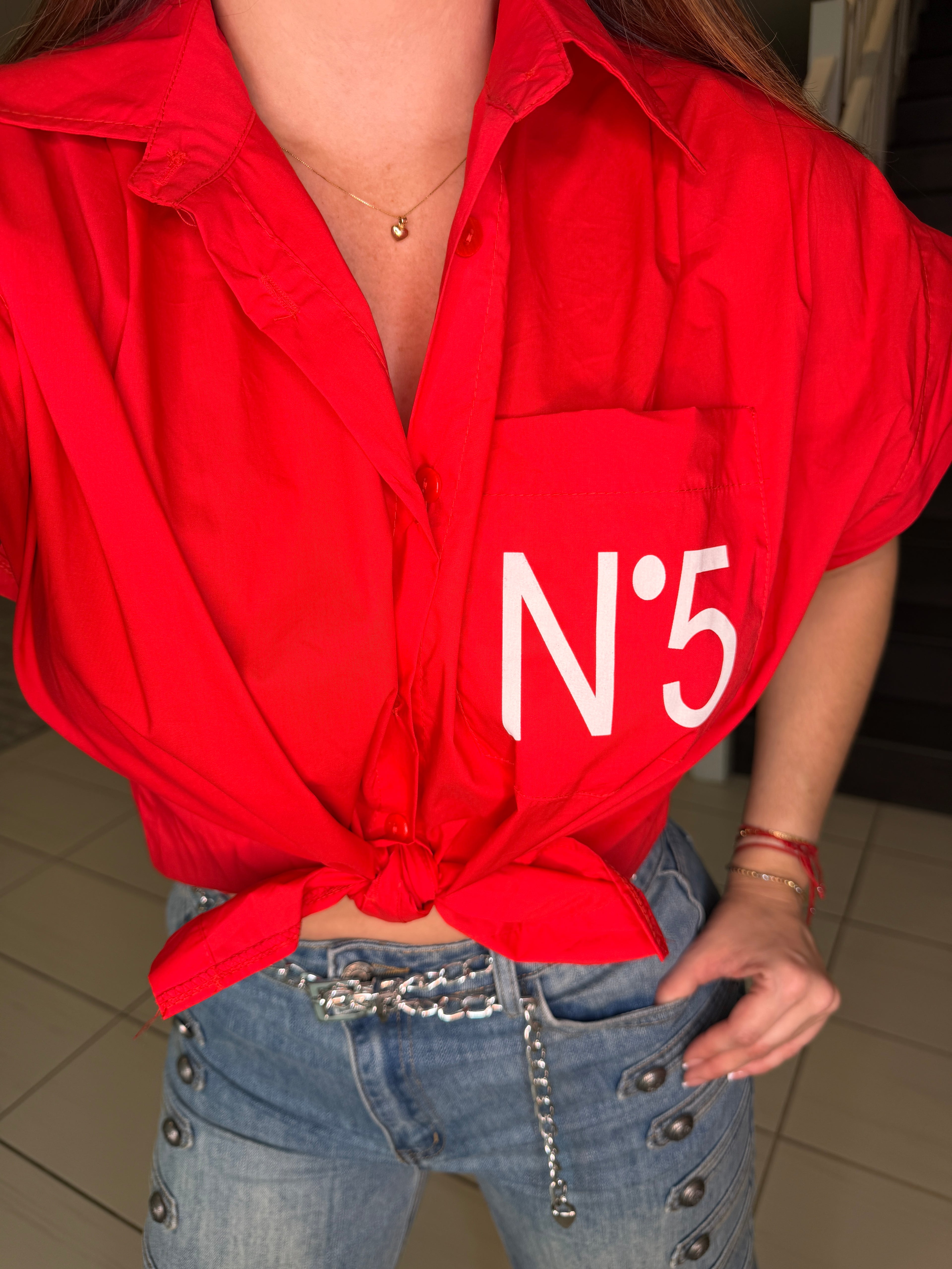 Charming Red Shirt