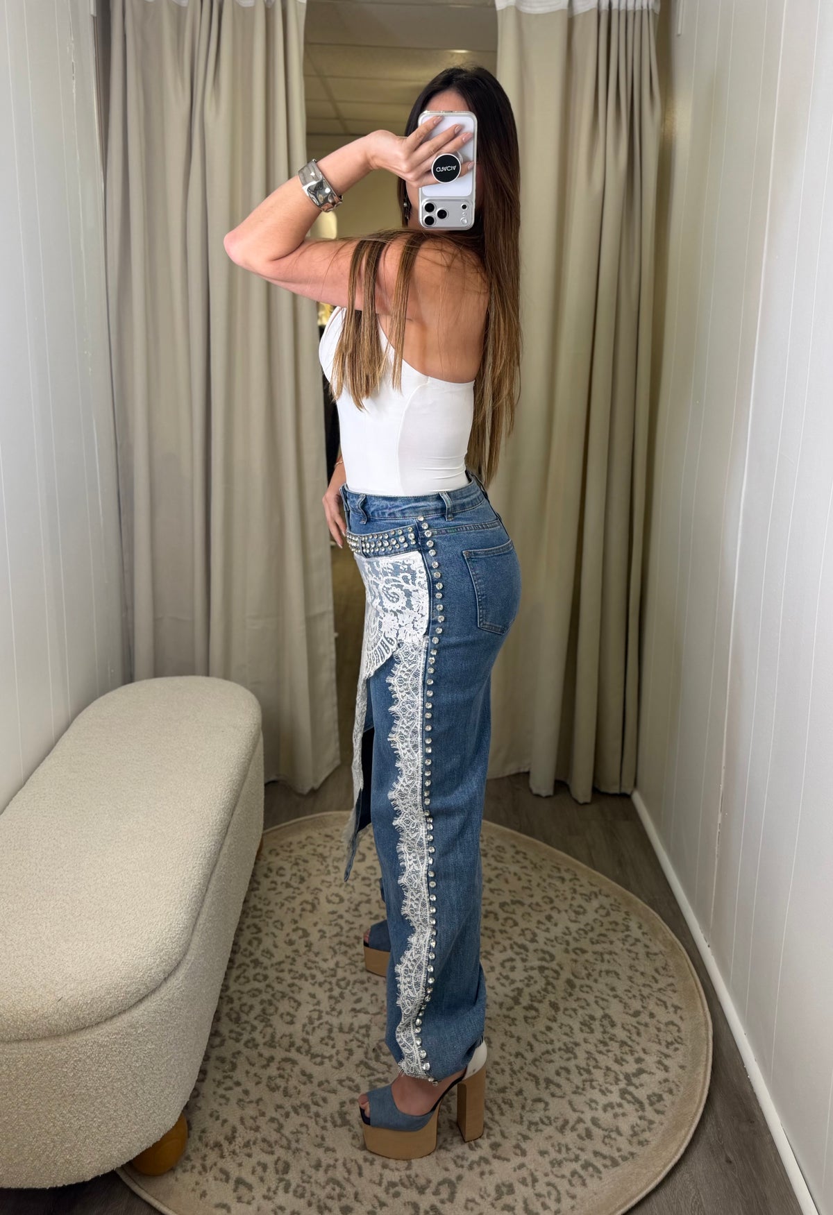 Sculpted Ease White Bodysuit