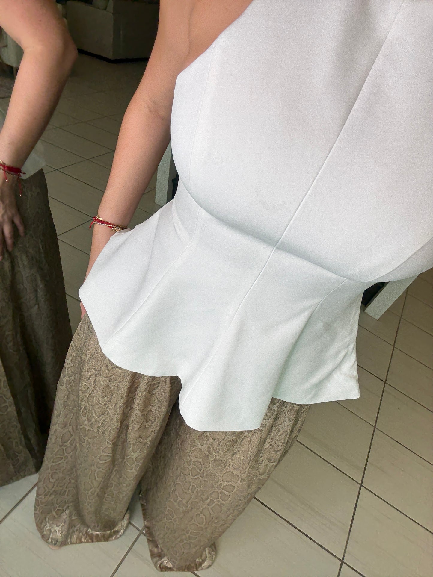 Savage Touch Beige Palazzo Pants