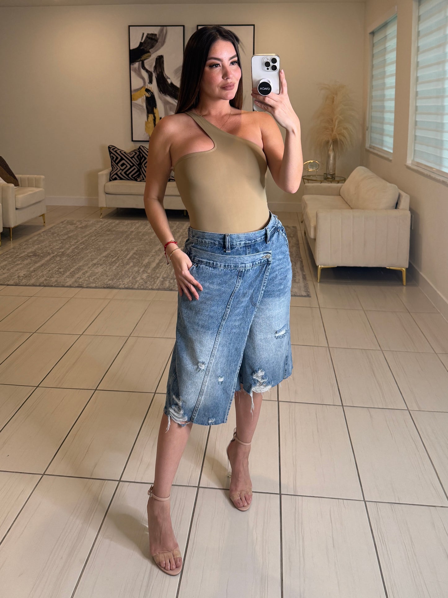 Modern Edge Denim Short