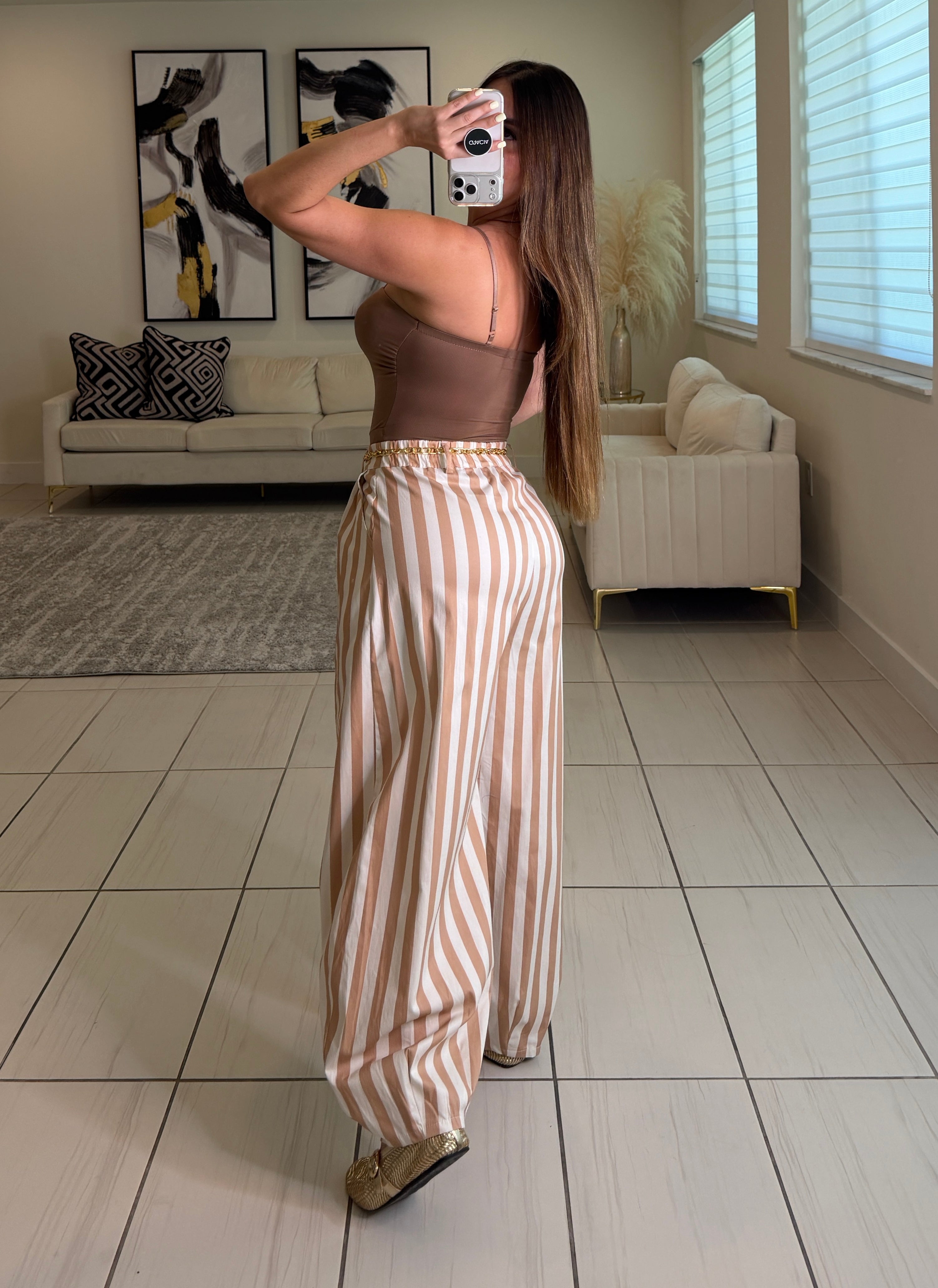 Sculpted Ease Brown Bodysuit